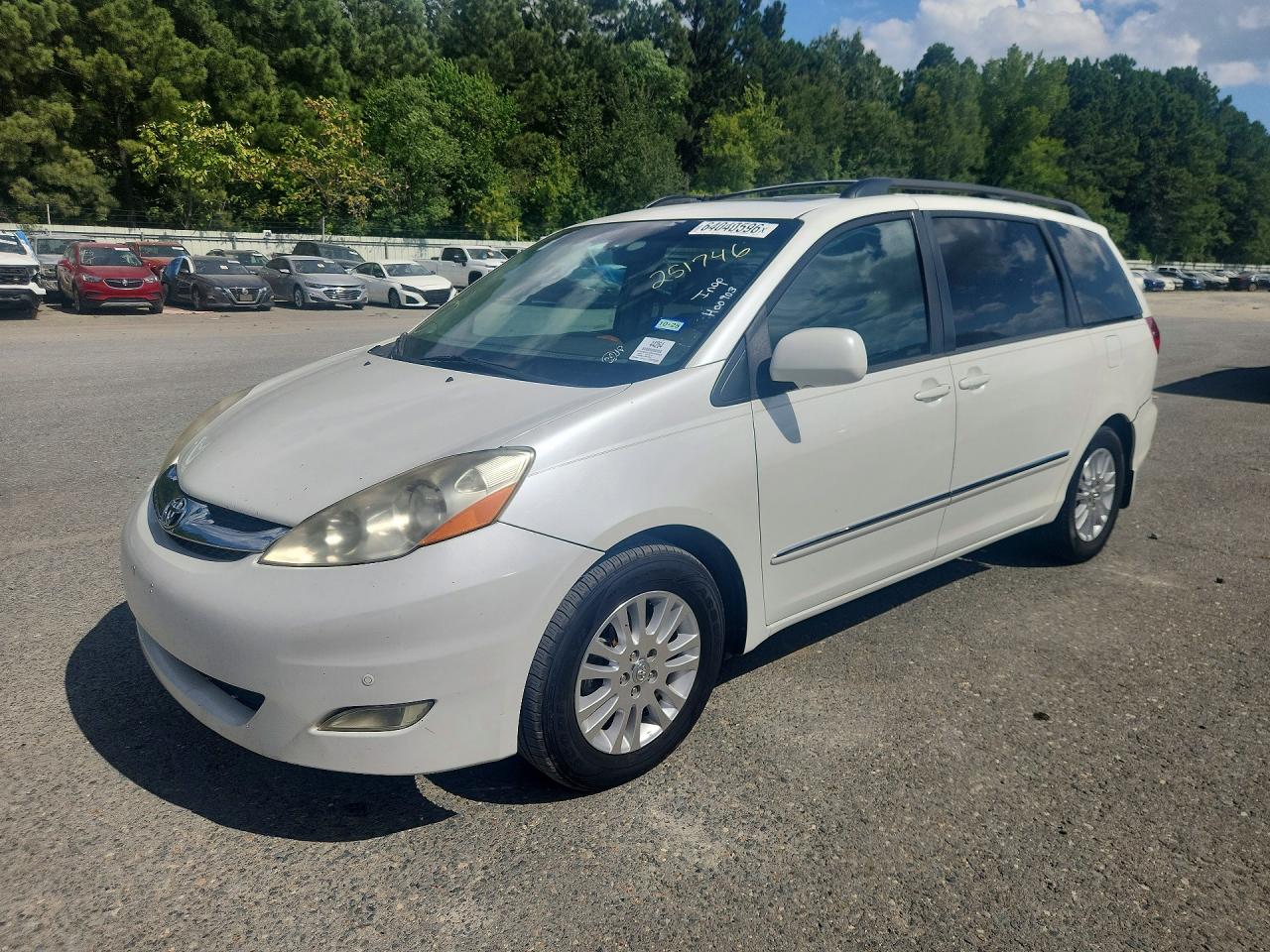 2009 Toyota Sienna Limited White vin: 5TDZK22C49S279483
