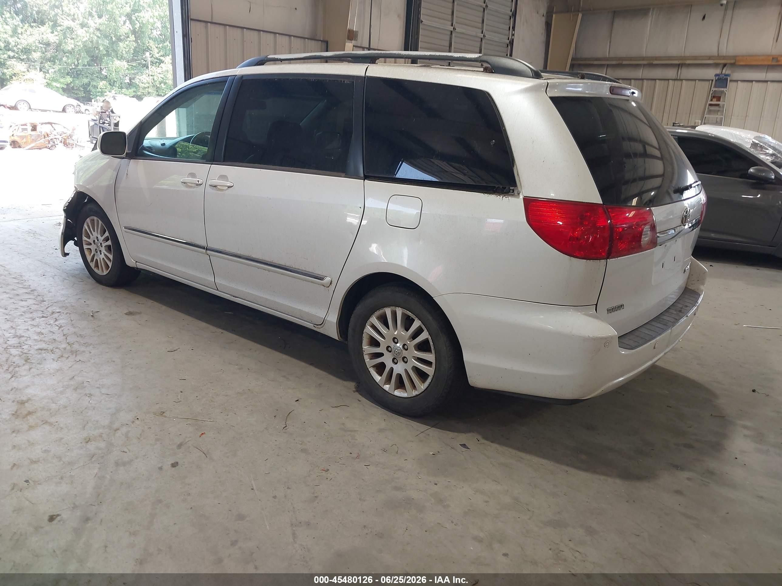 2007 Toyota Sienna Xle Limited White vin: 5TDZK22C57S077202