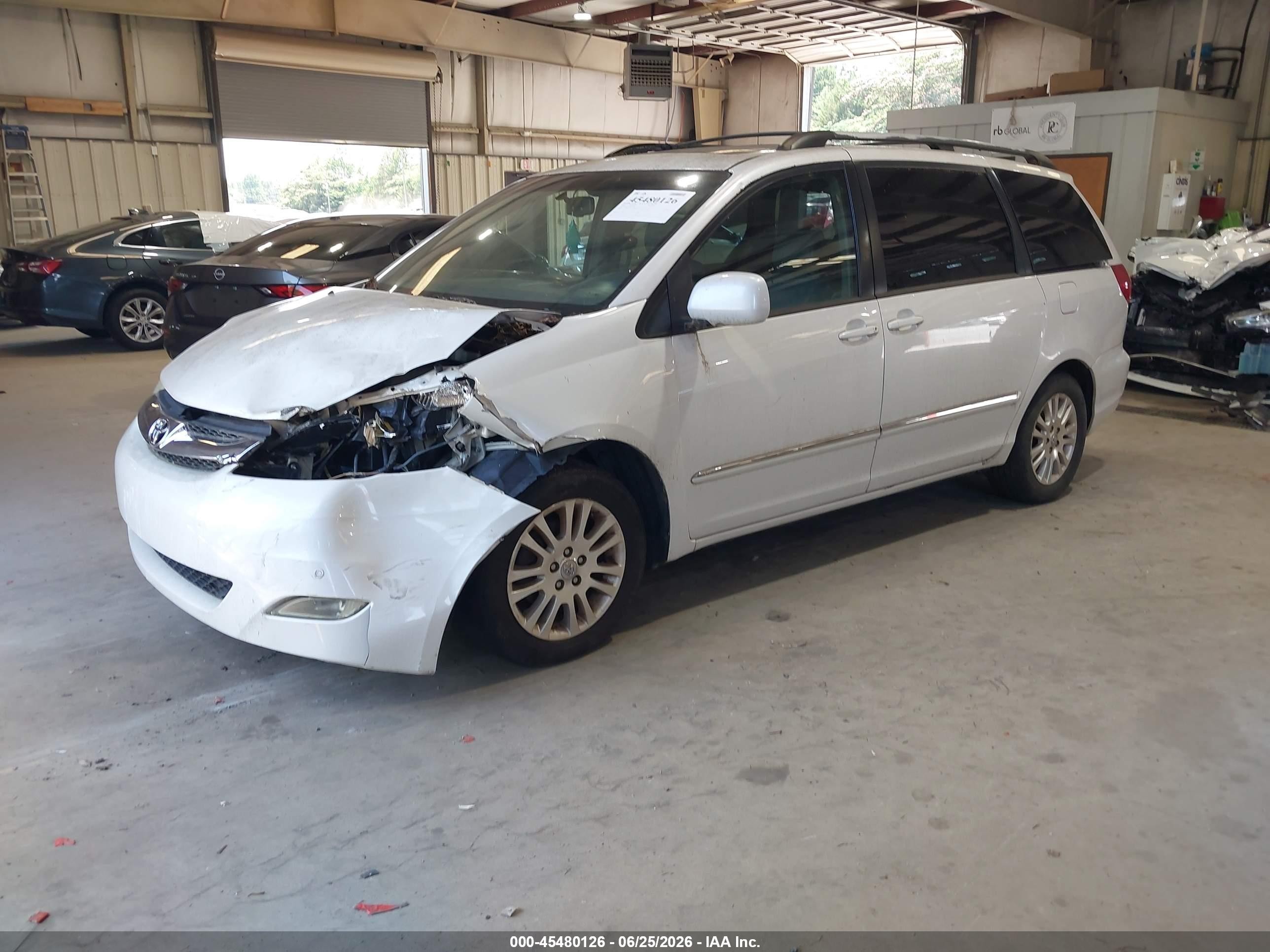2007 Toyota Sienna Xle Limited White vin: 5TDZK22C57S077202