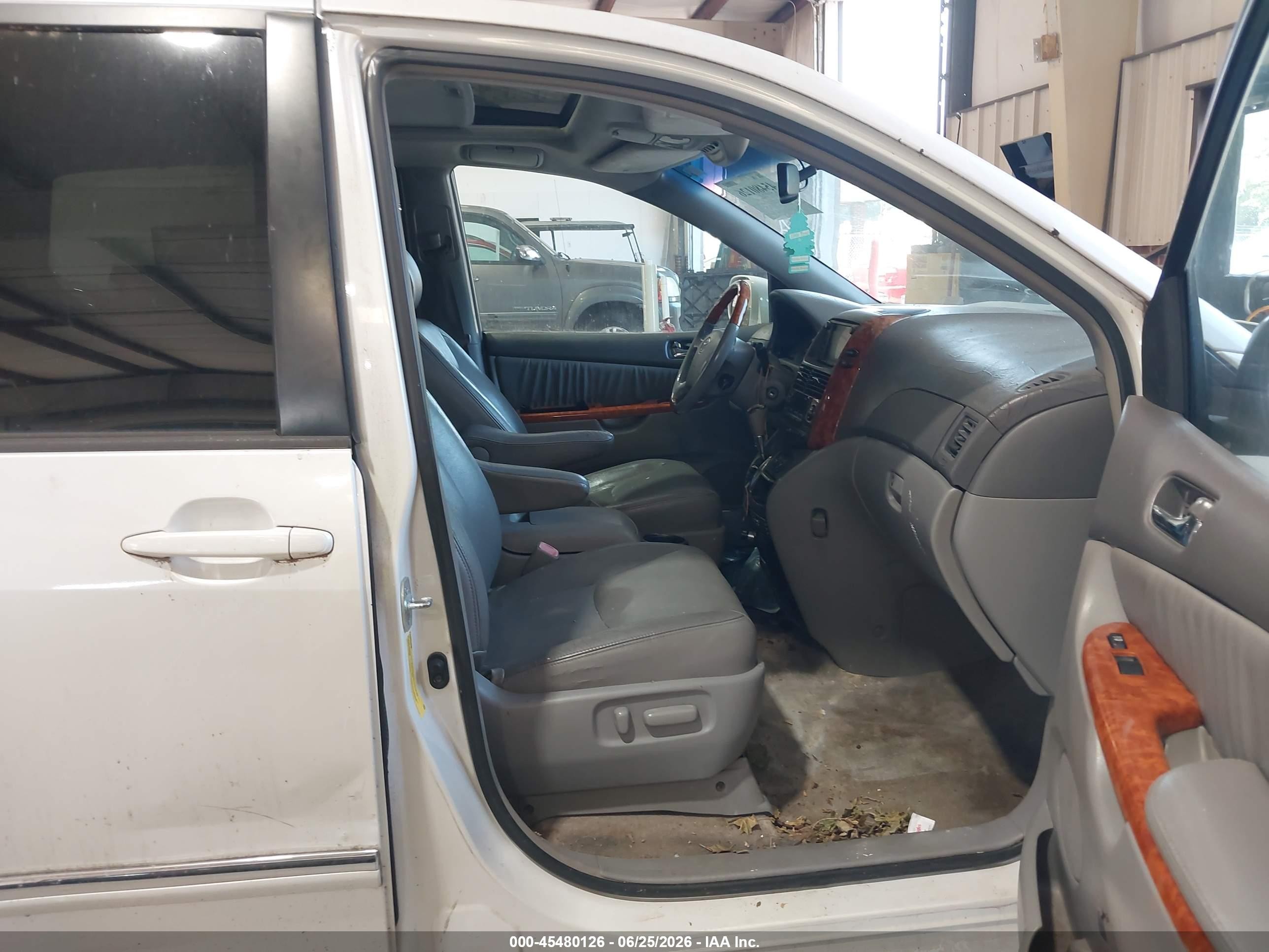 2007 Toyota Sienna Xle Limited White vin: 5TDZK22C57S077202