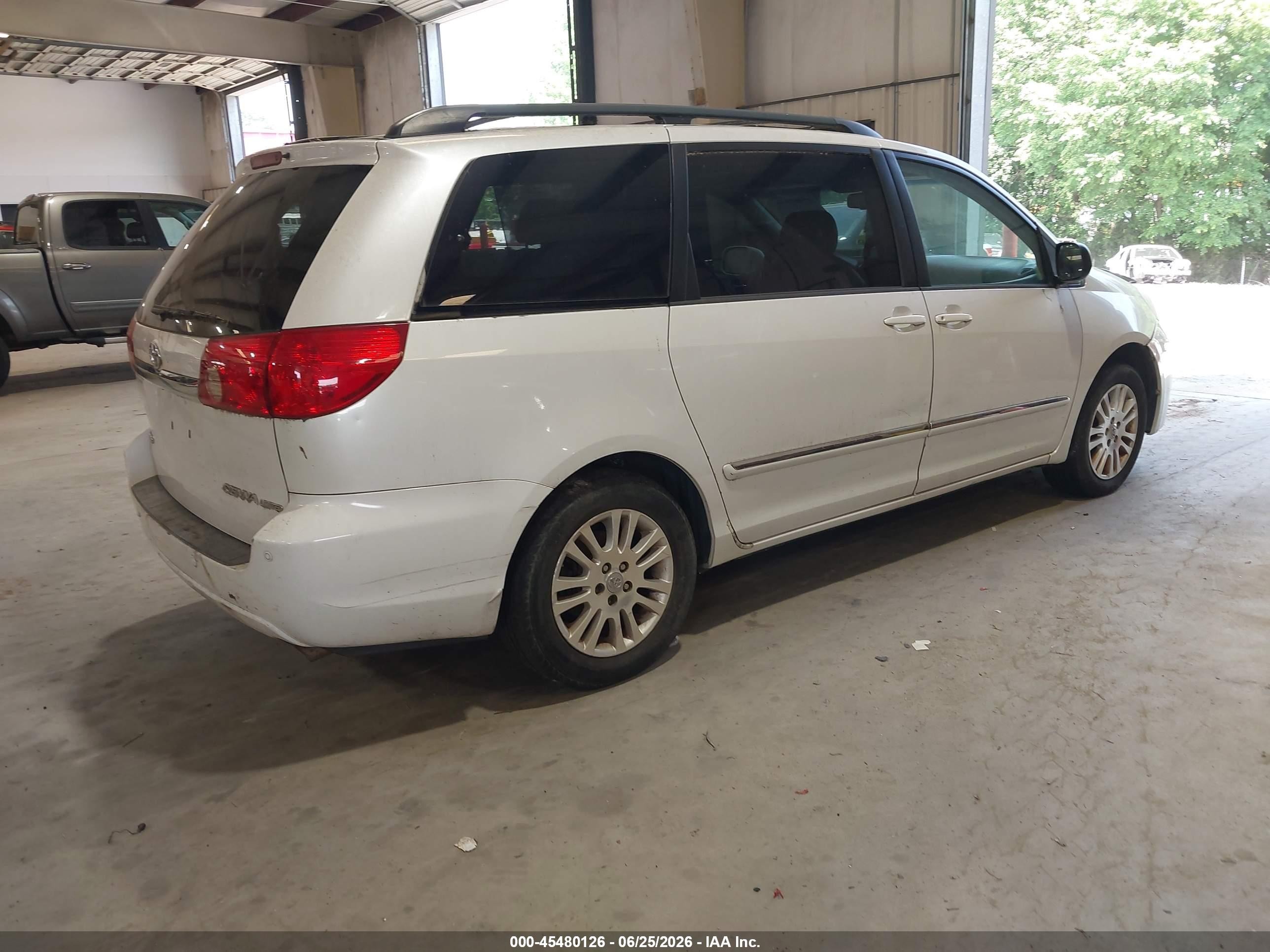 2007 Toyota Sienna Xle Limited White vin: 5TDZK22C57S077202