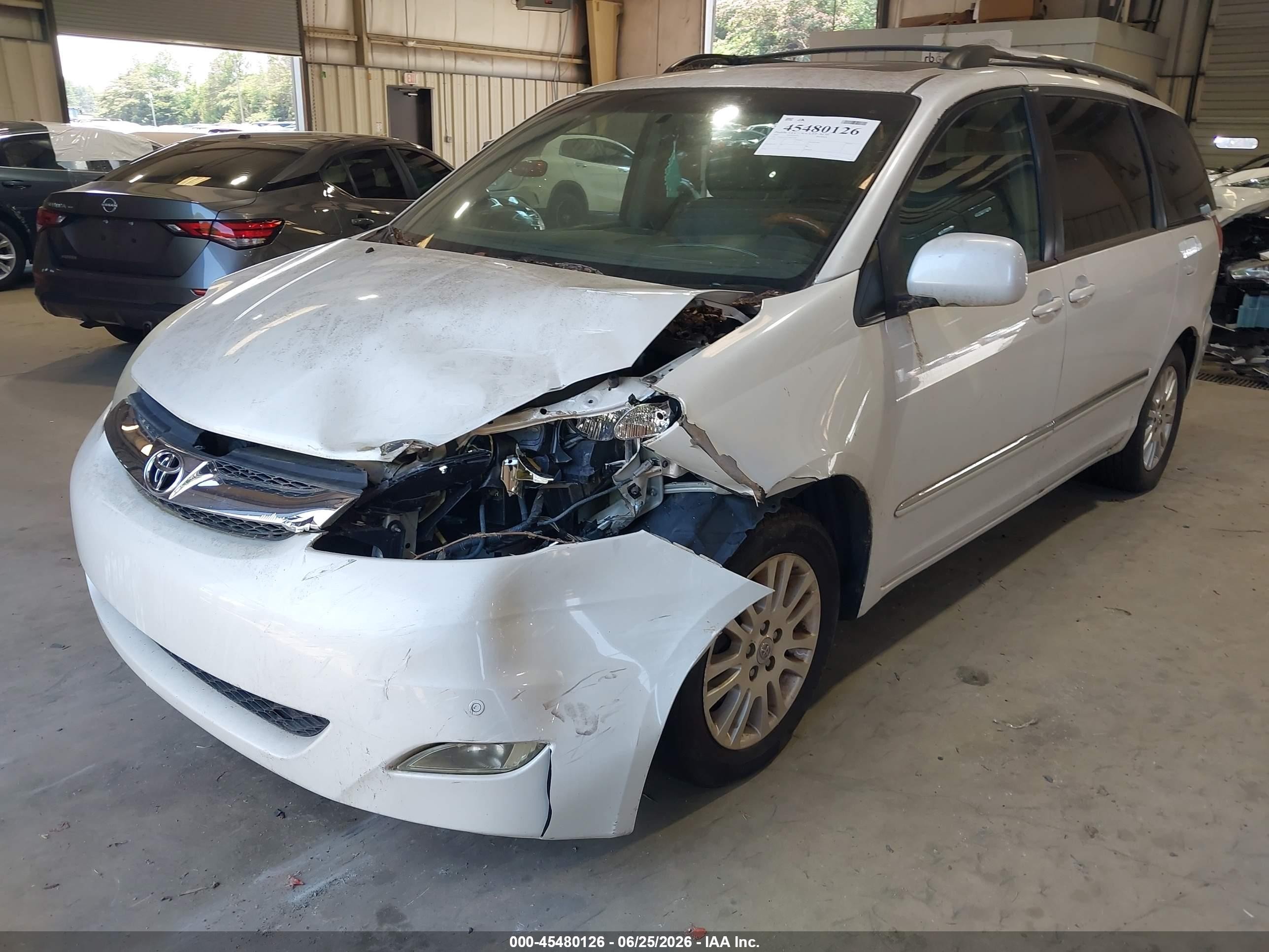 2007 Toyota Sienna Xle Limited White vin: 5TDZK22C57S077202