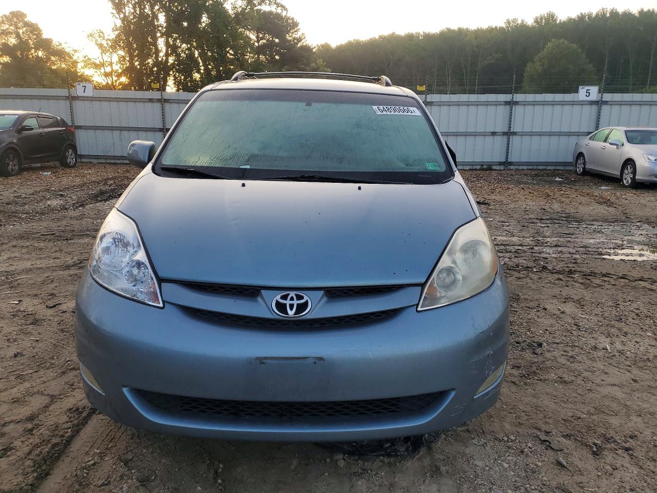2007 Toyota Sienna Xle 7-passenger Blue vin: 5TDZK22C57S095280