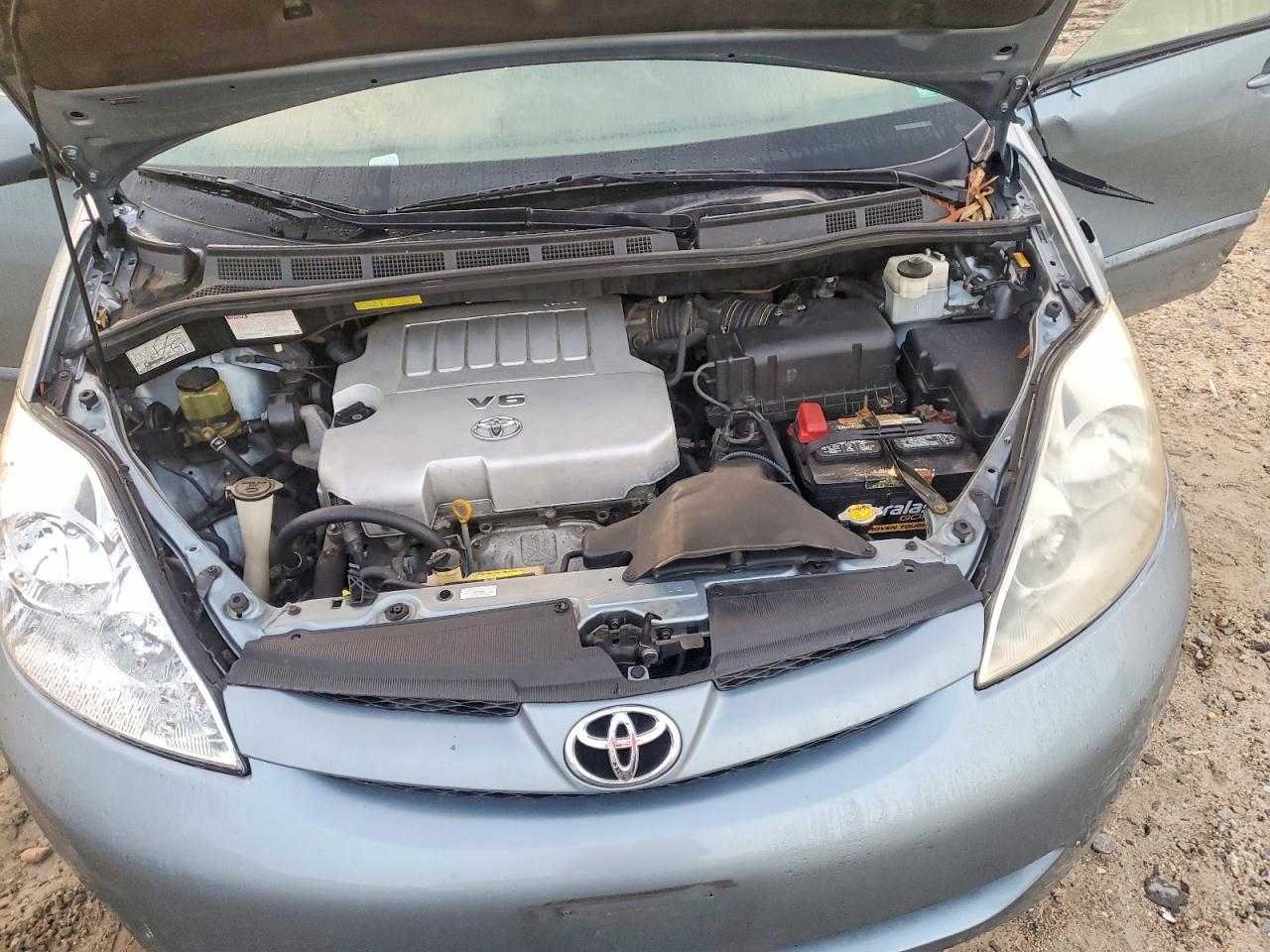 2007 Toyota Sienna Xle 7-passenger Blue vin: 5TDZK22C57S095280