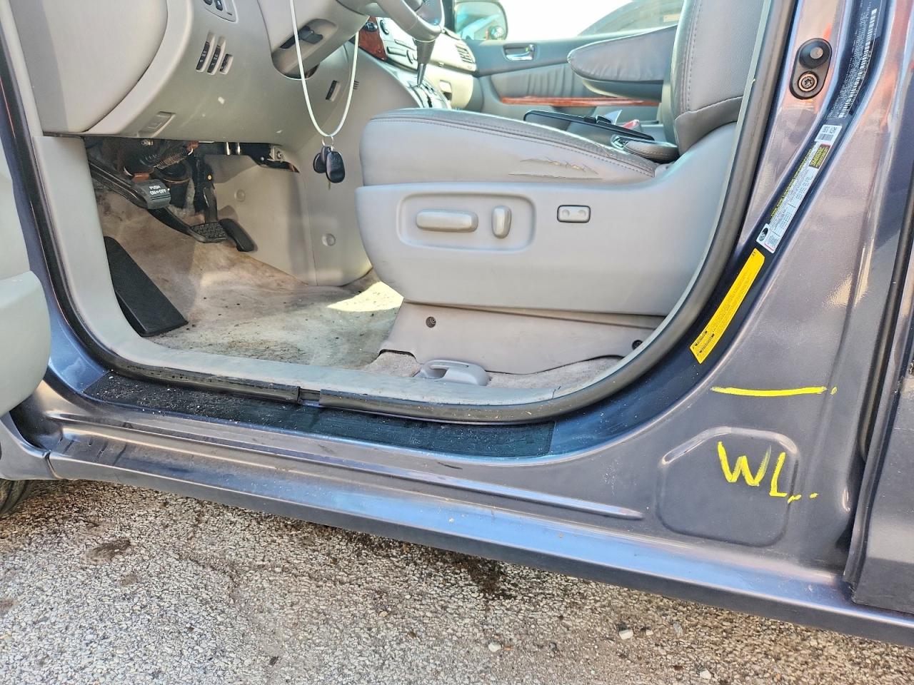 2008 Toyota Sienna Xle Gray vin: 5TDZK22C58S176538