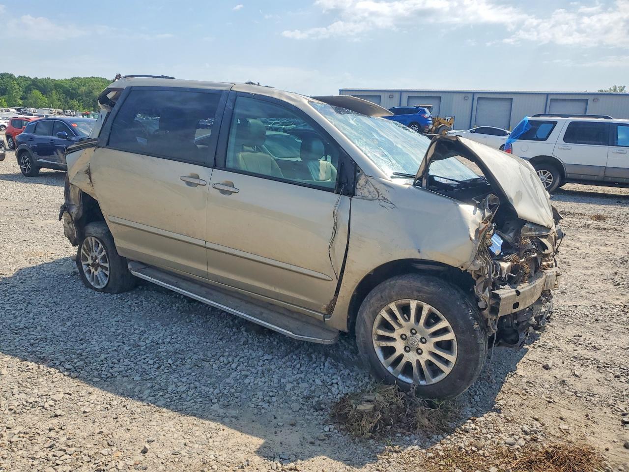 2008 Toyota Sienna Xle Gold vin: 5TDZK22C58S223230