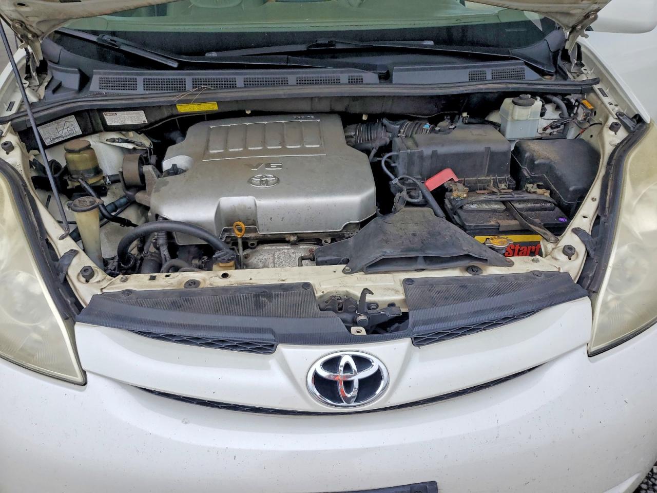 2009 Toyota Sienna Xle White vin: 5TDZK22C59S235122