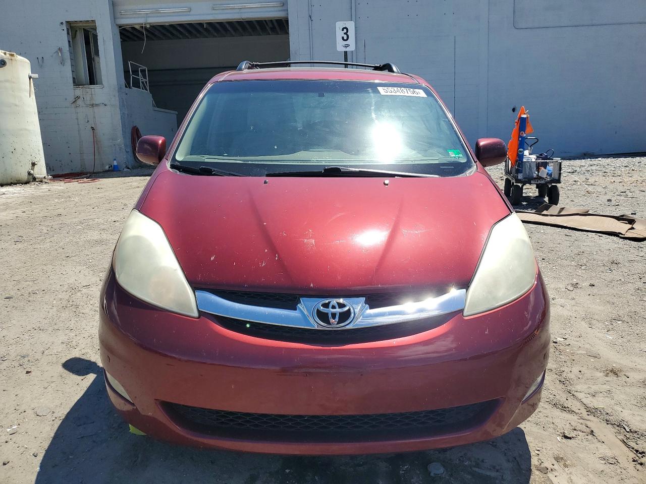 2009 Toyota Sienna Xle Burgundy vin: 5TDZK22C59S269044