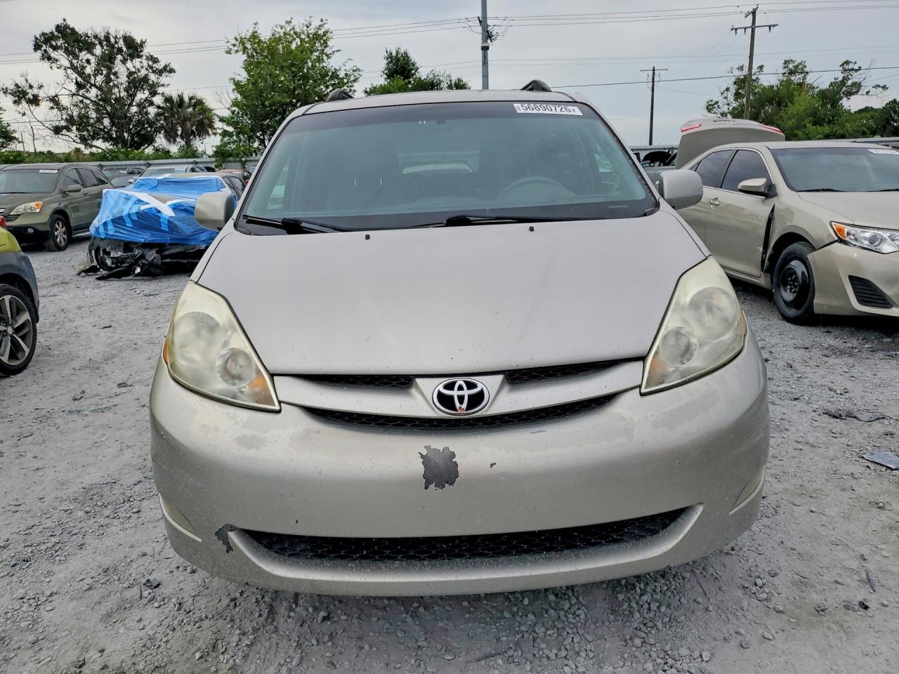 2009 Toyota Sienna Xle Silver vin: 5TDZK22C59S273191