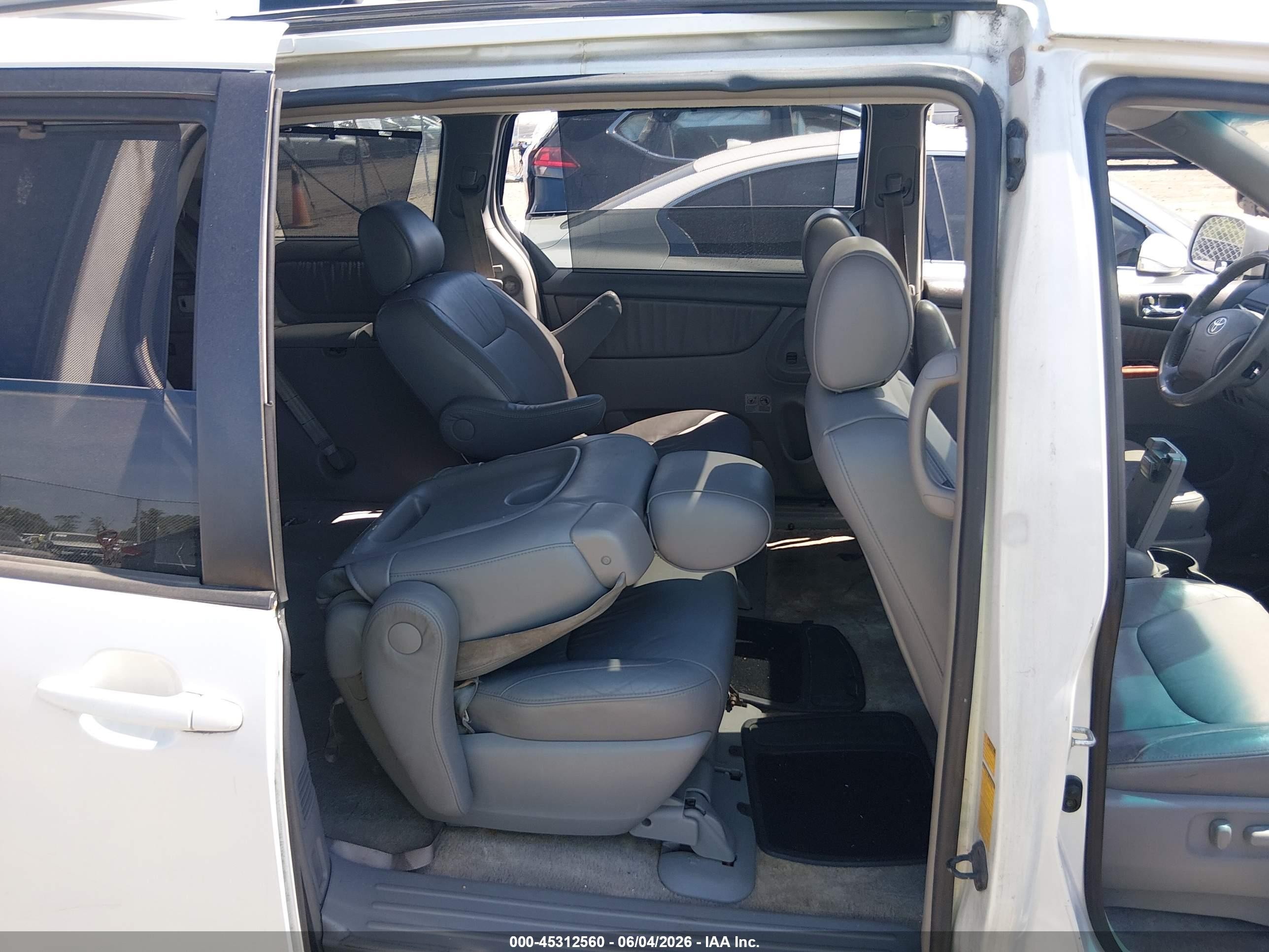 2007 Toyota Sienna Xle White vin: 5TDZK22C67S098169