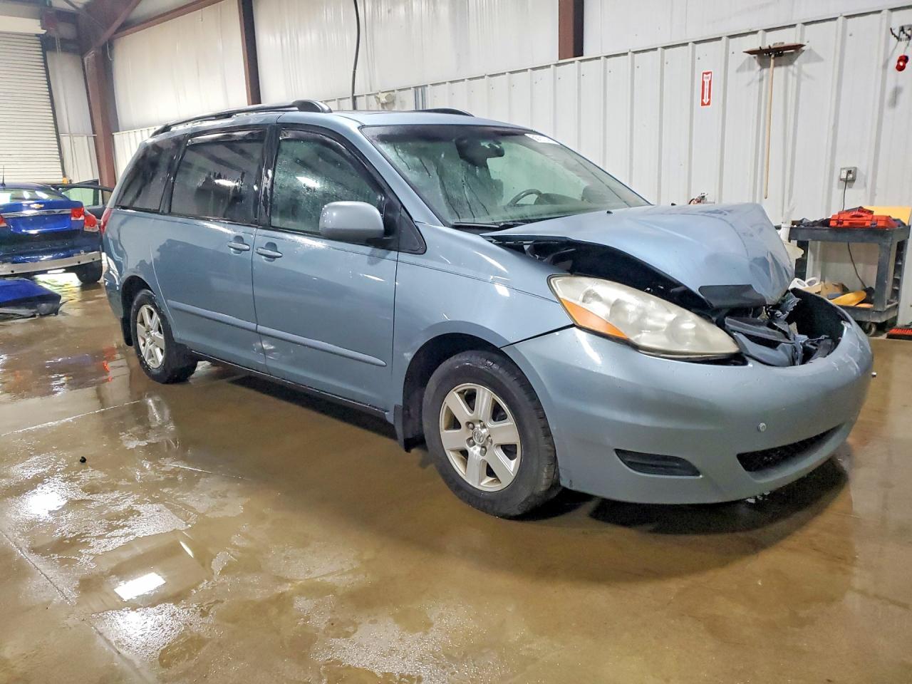 2008 Toyota Sienna Xle Blue vin: 5TDZK22C68S142642