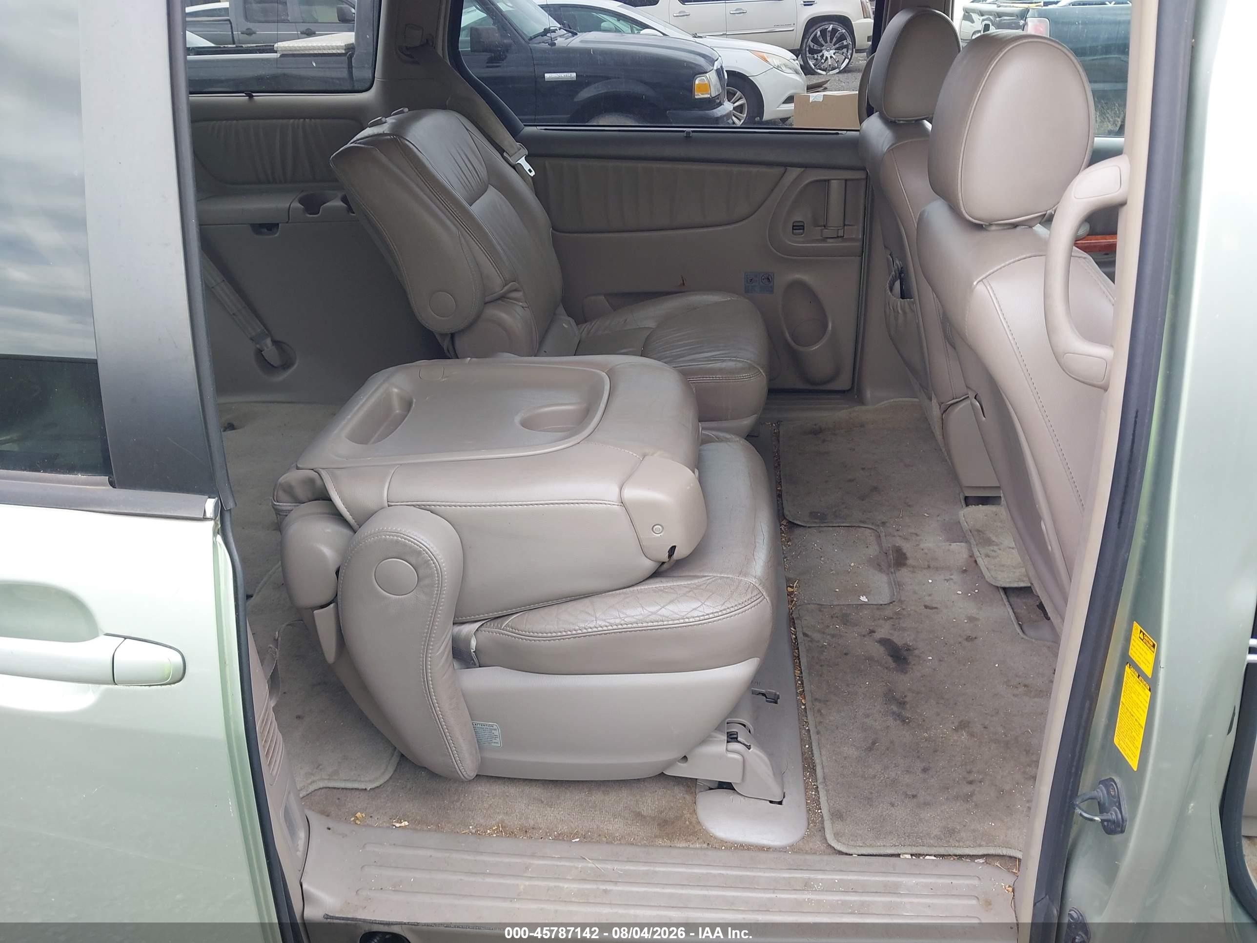 2008 Toyota Sienna Xle Green vin: 5TDZK22C68S160994
