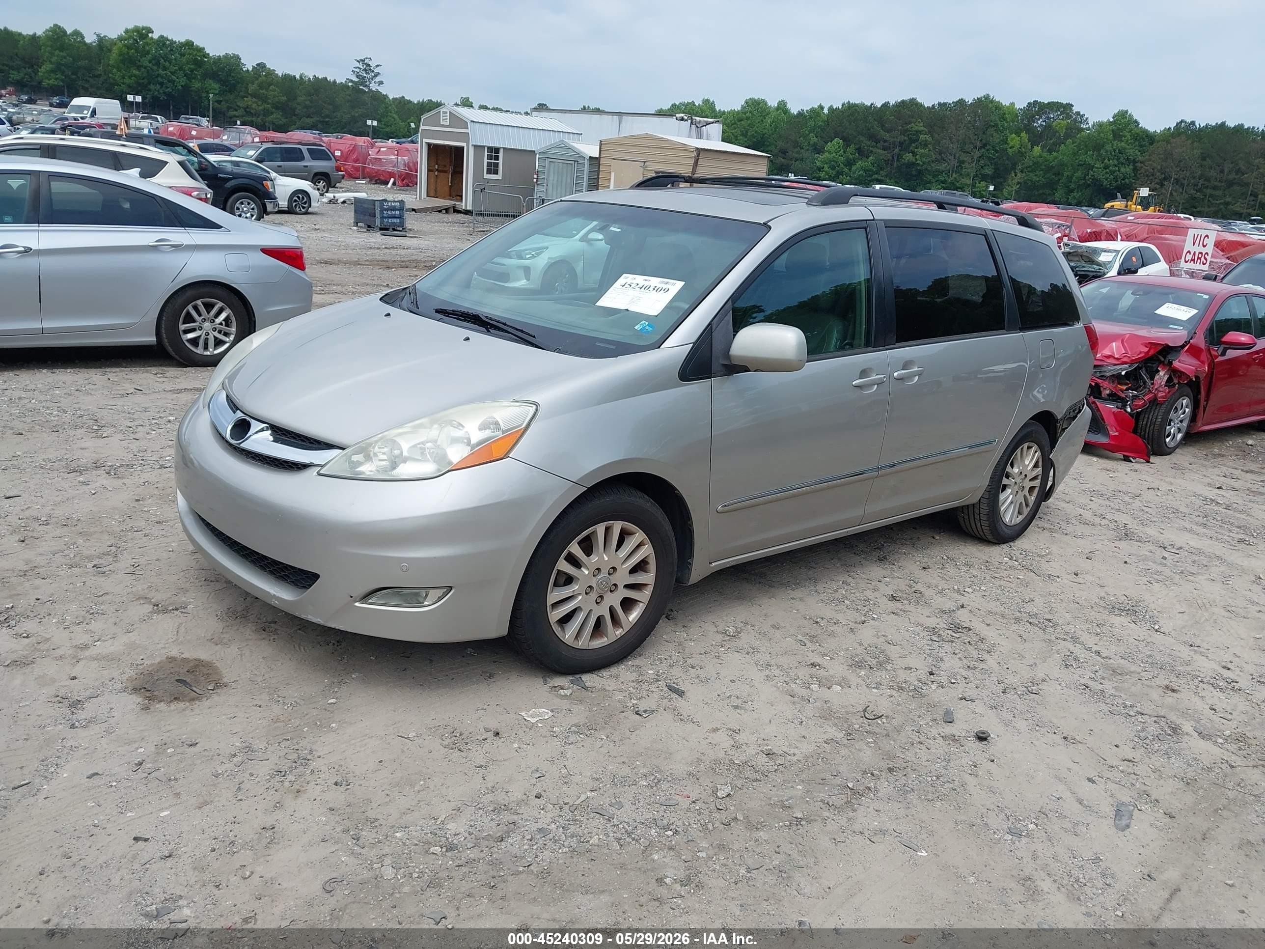 2008 Toyota Sienna Limited Brown vin: 5TDZK22C68S186236