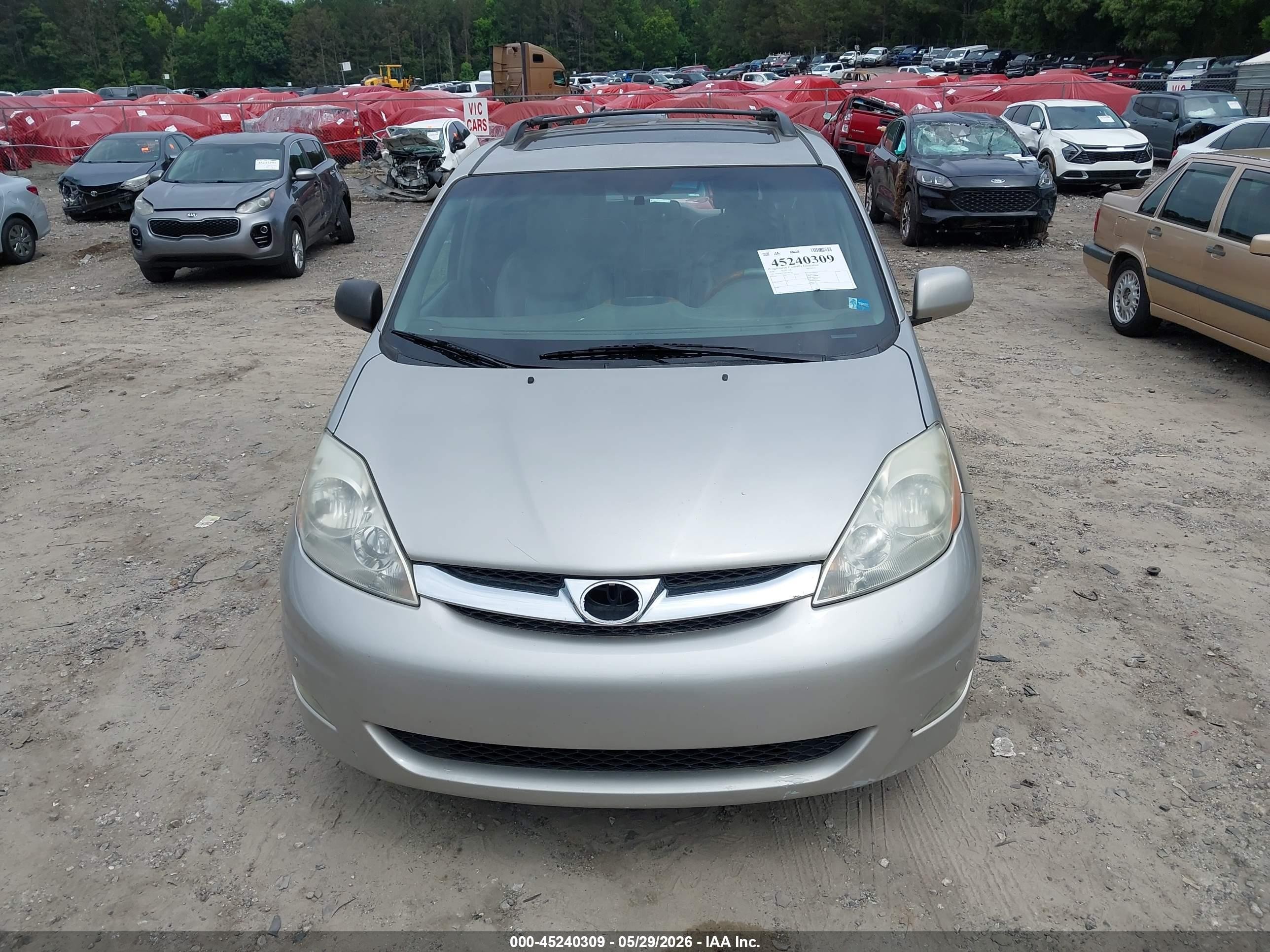 2008 Toyota Sienna Limited Brown vin: 5TDZK22C68S186236