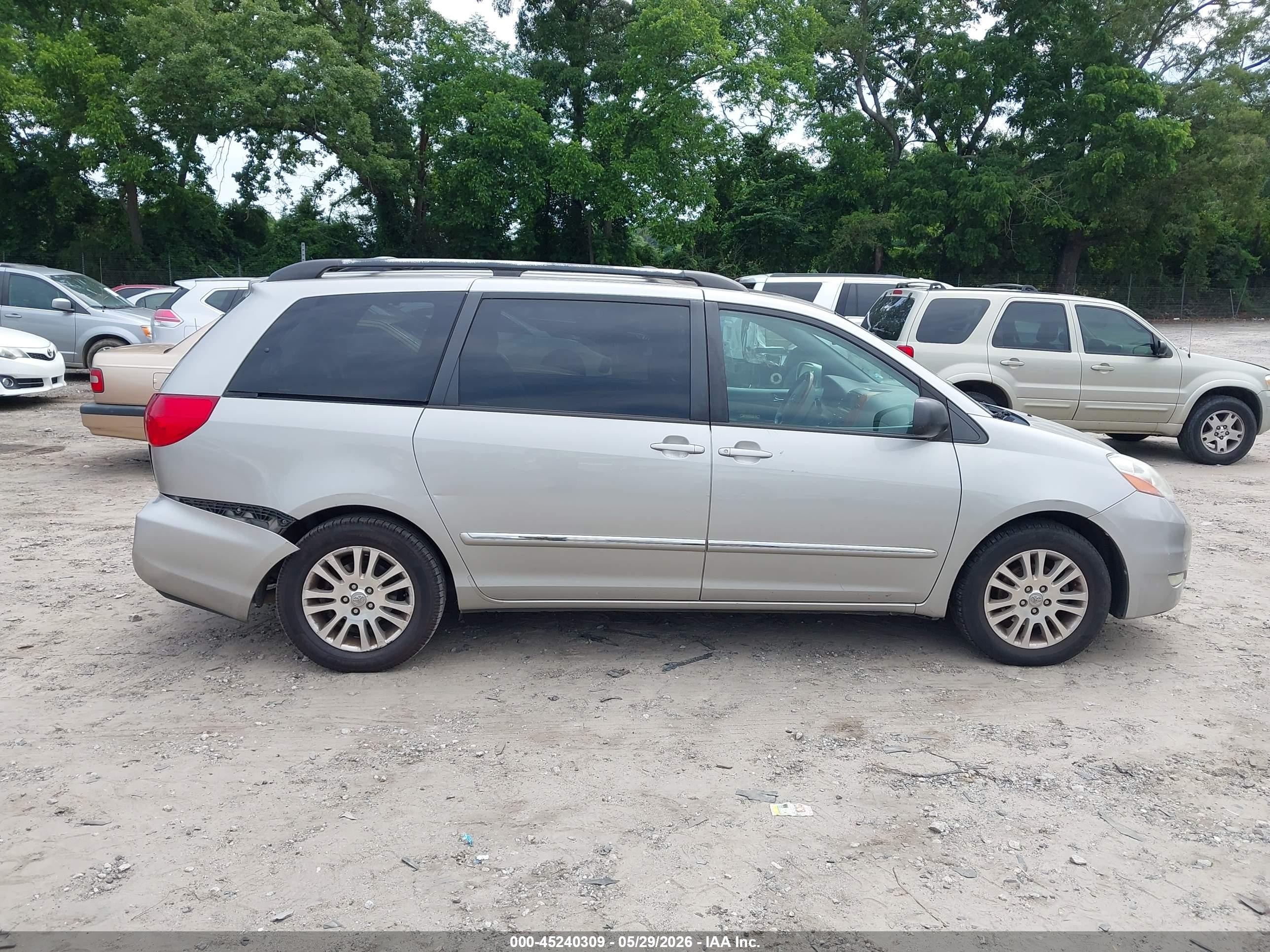 2008 Toyota Sienna Limited Brown vin: 5TDZK22C68S186236