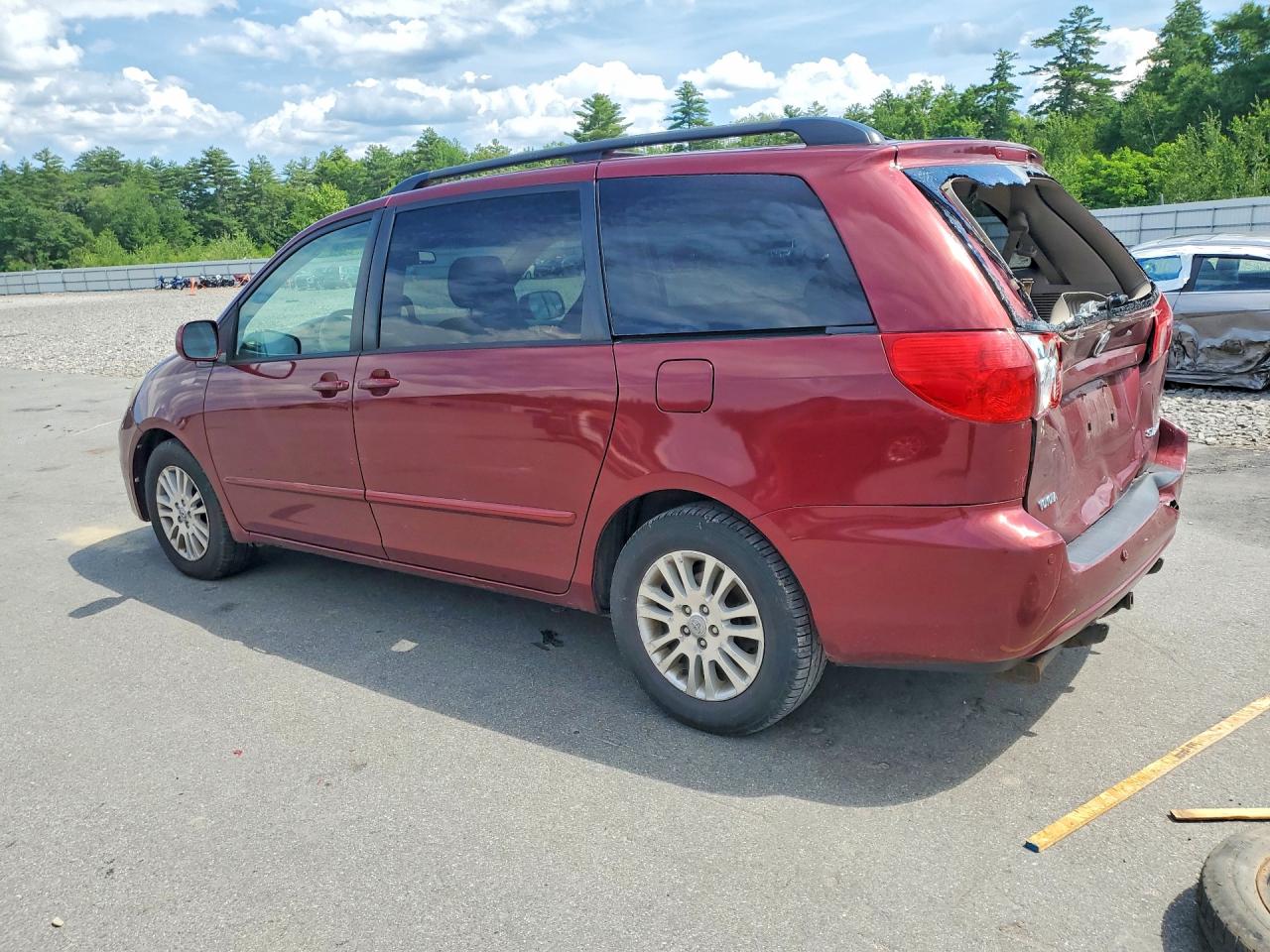 2008 Toyota Sienna Xle Red vin: 5TDZK22C68S190318