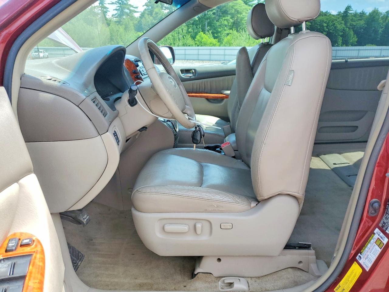 2008 Toyota Sienna Xle Red vin: 5TDZK22C68S190318