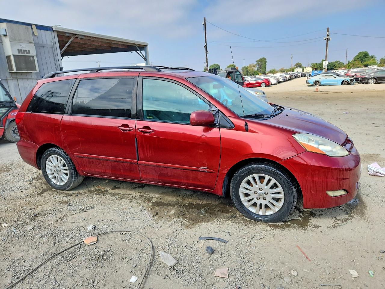 2009 Toyota Sienna Xle Red vin: 5TDZK22C69S227059