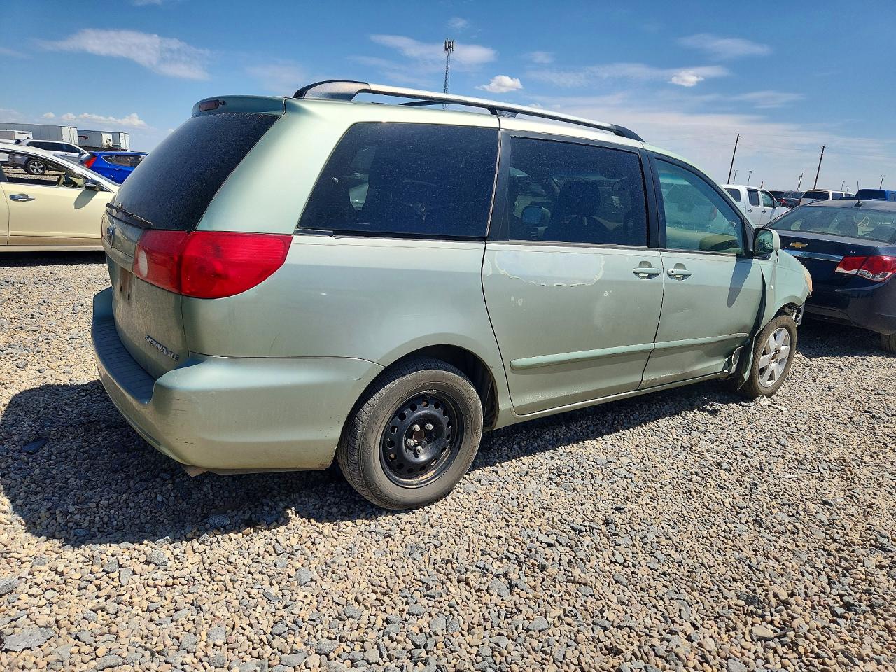 2008 Toyota Sienna Xle Green vin: 5TDZK22C78S168456