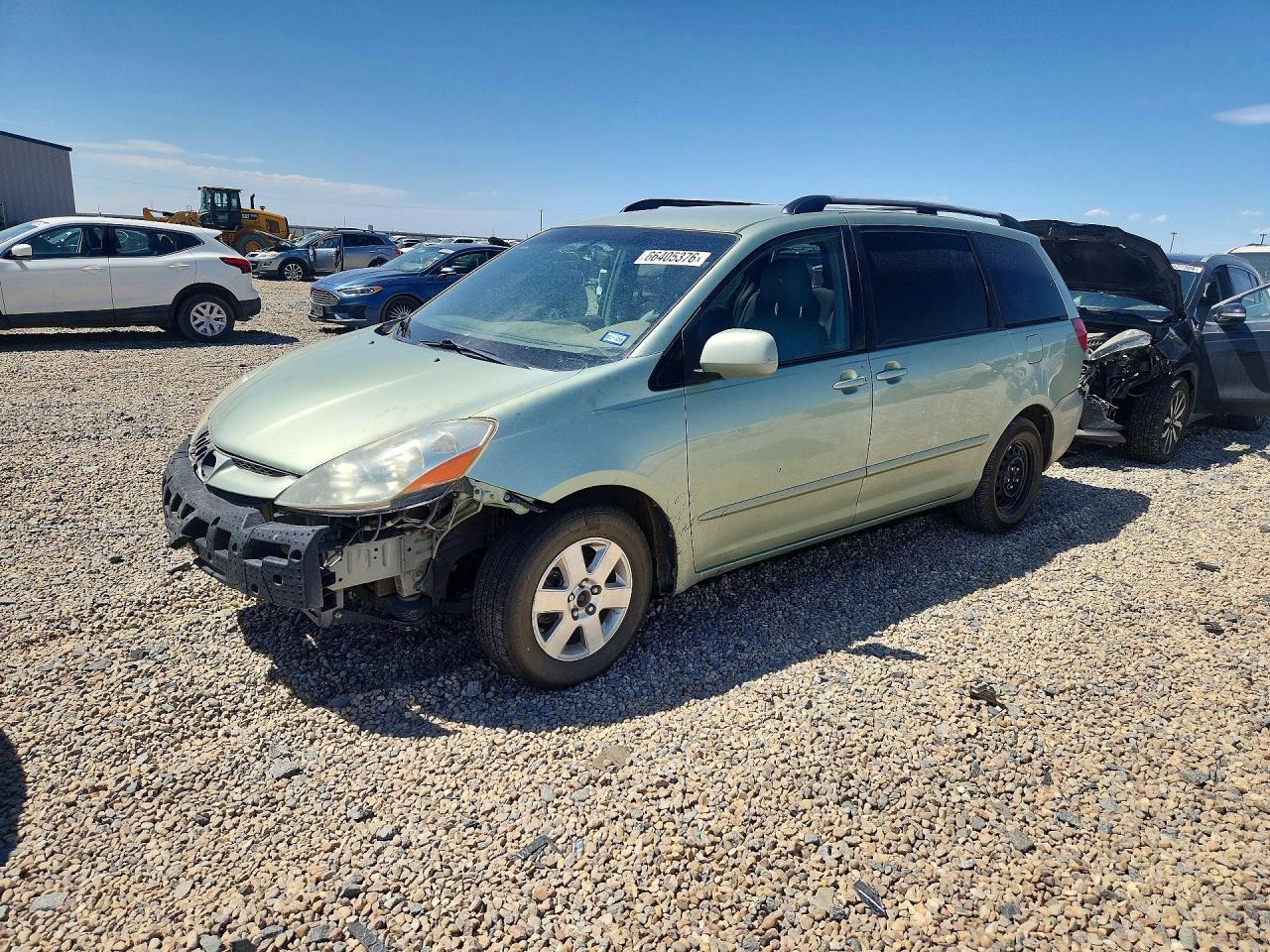 2008 Toyota Sienna Xle Green vin: 5TDZK22C78S168456