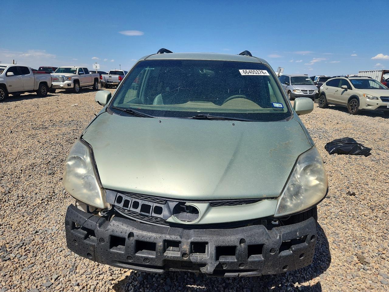 2008 Toyota Sienna Xle Green vin: 5TDZK22C78S168456