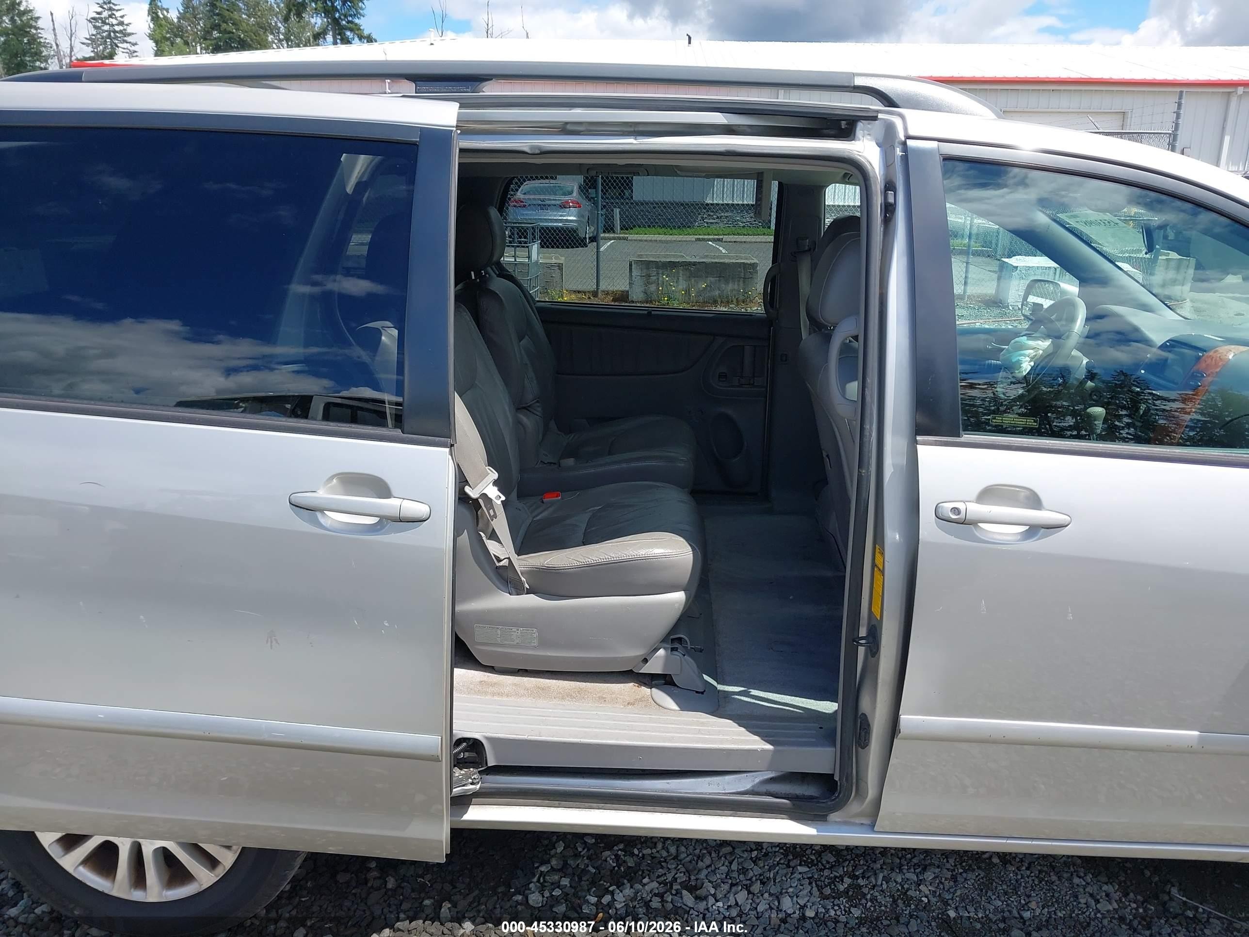 2008 Toyota Sienna Xle Gray vin: 5TDZK22C78S184527