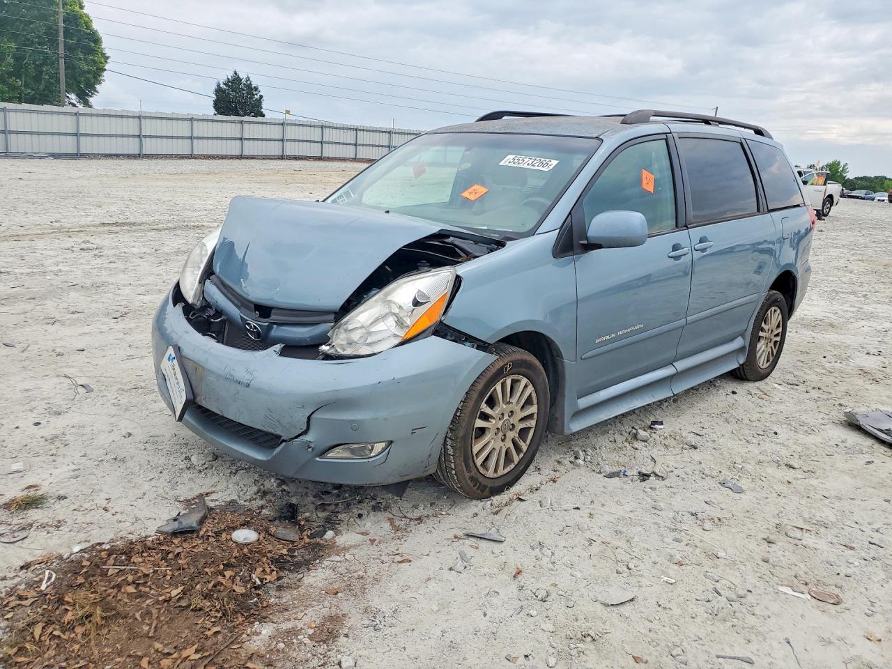 2009 Toyota Sienna Xle Blue vin: 5TDZK22C79S274620