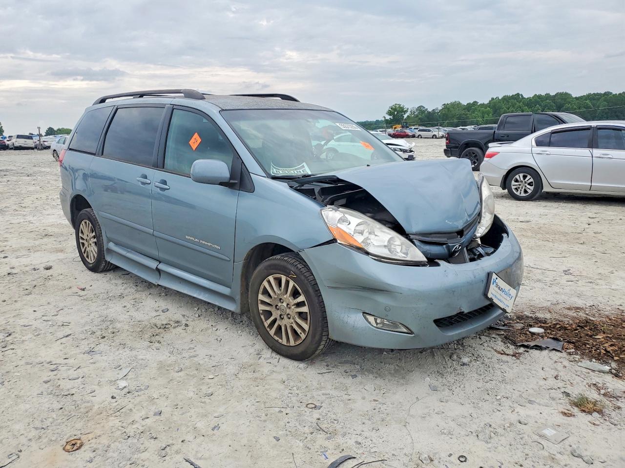 2009 Toyota Sienna Xle Blue vin: 5TDZK22C79S274620