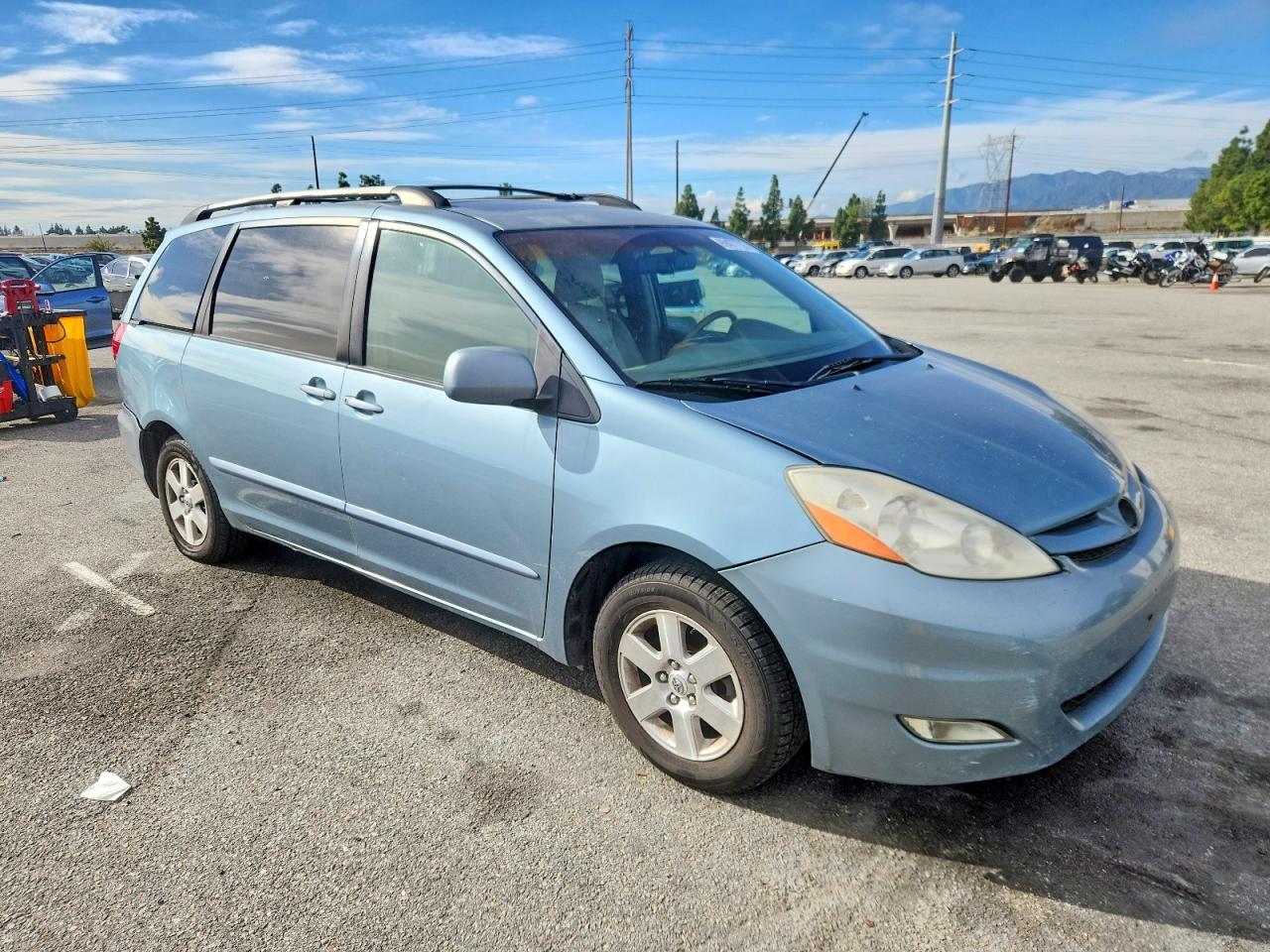 2007 Toyota Sienna Xle Blue vin: 5TDZK22C87S091756