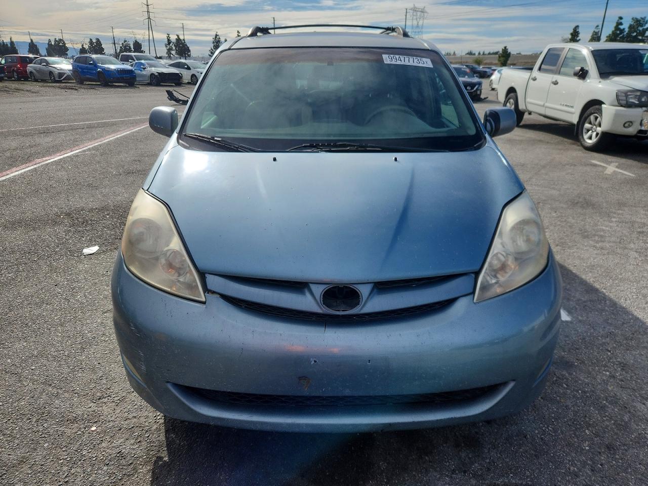 2007 Toyota Sienna Xle Blue vin: 5TDZK22C87S091756