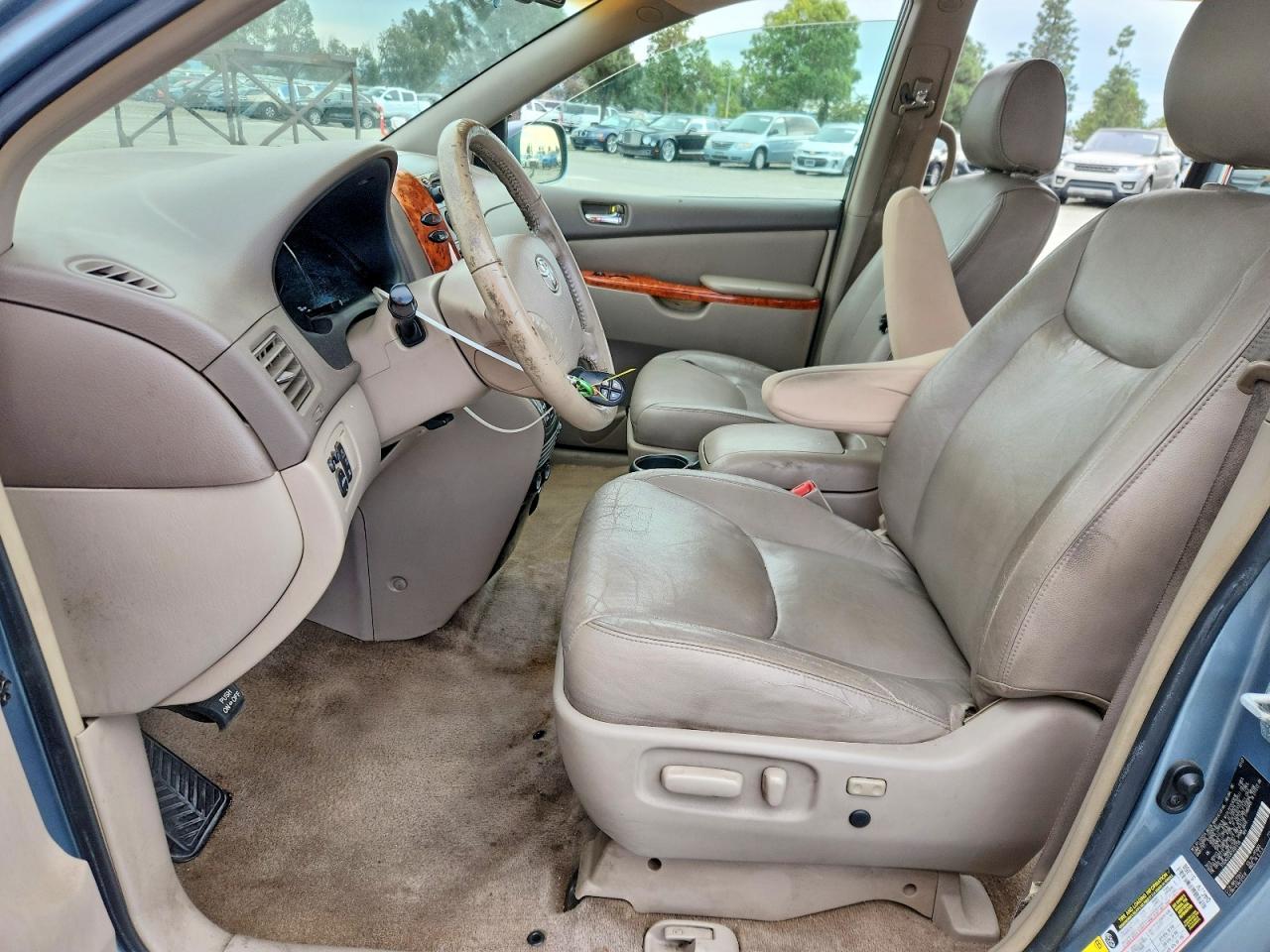 2007 Toyota Sienna Xle Blue vin: 5TDZK22C87S091756