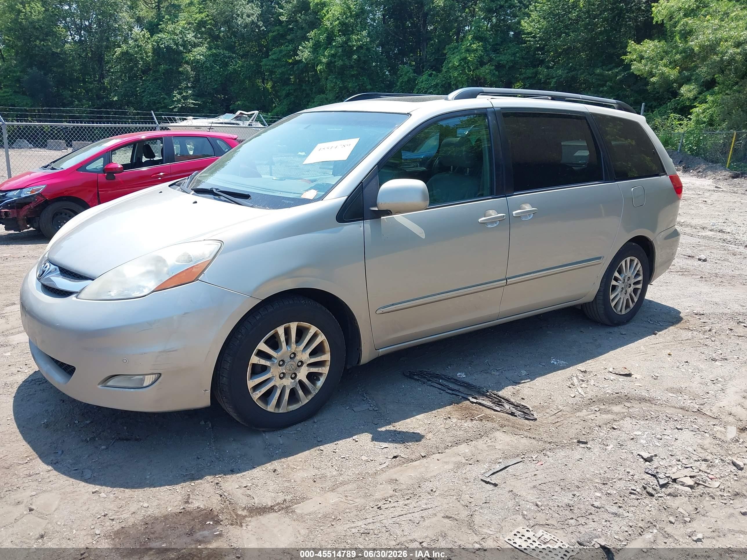 2008 Toyota Sienna Limited Tan vin: 5TDZK22C88S150886