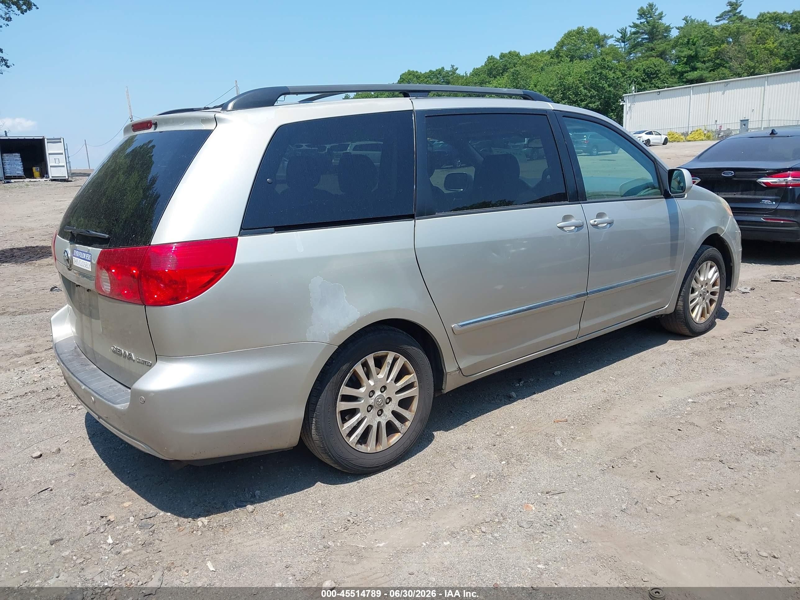 2008 Toyota Sienna Limited Tan vin: 5TDZK22C88S150886
