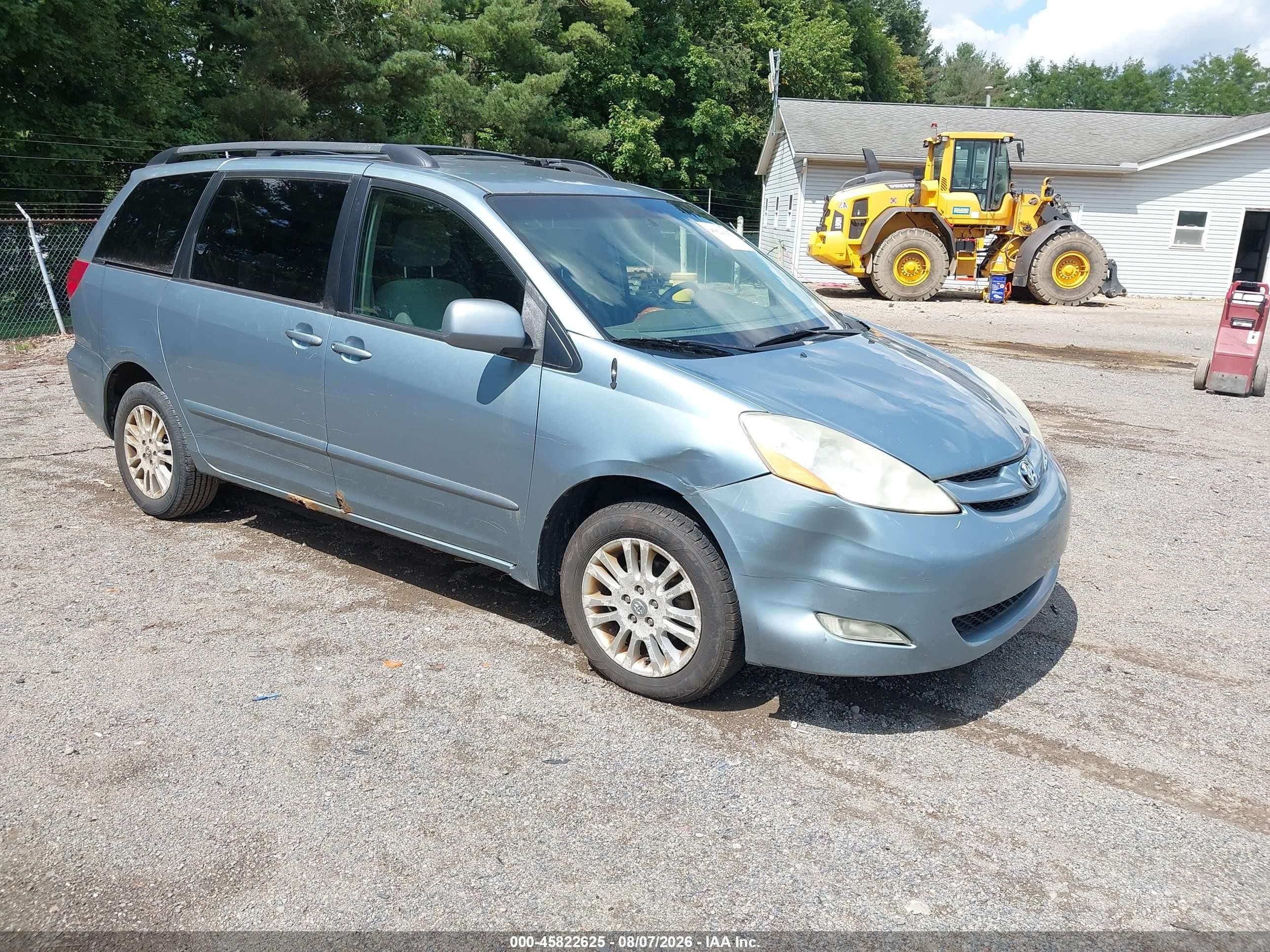 2008 Toyota Sienna Xle Синий vin: 5TDZK22C88S176789