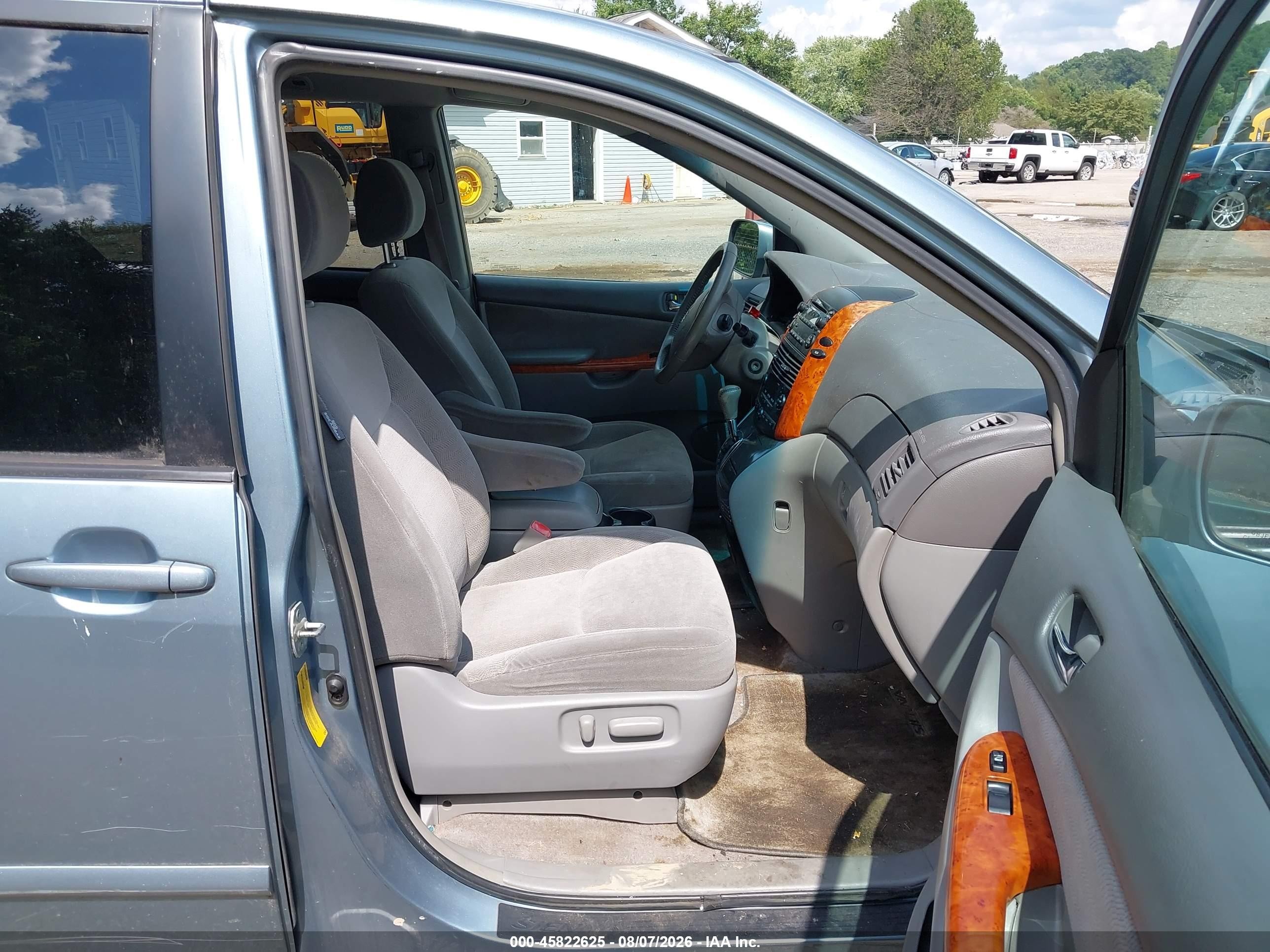 2008 Toyota Sienna Xle Синий vin: 5TDZK22C88S176789