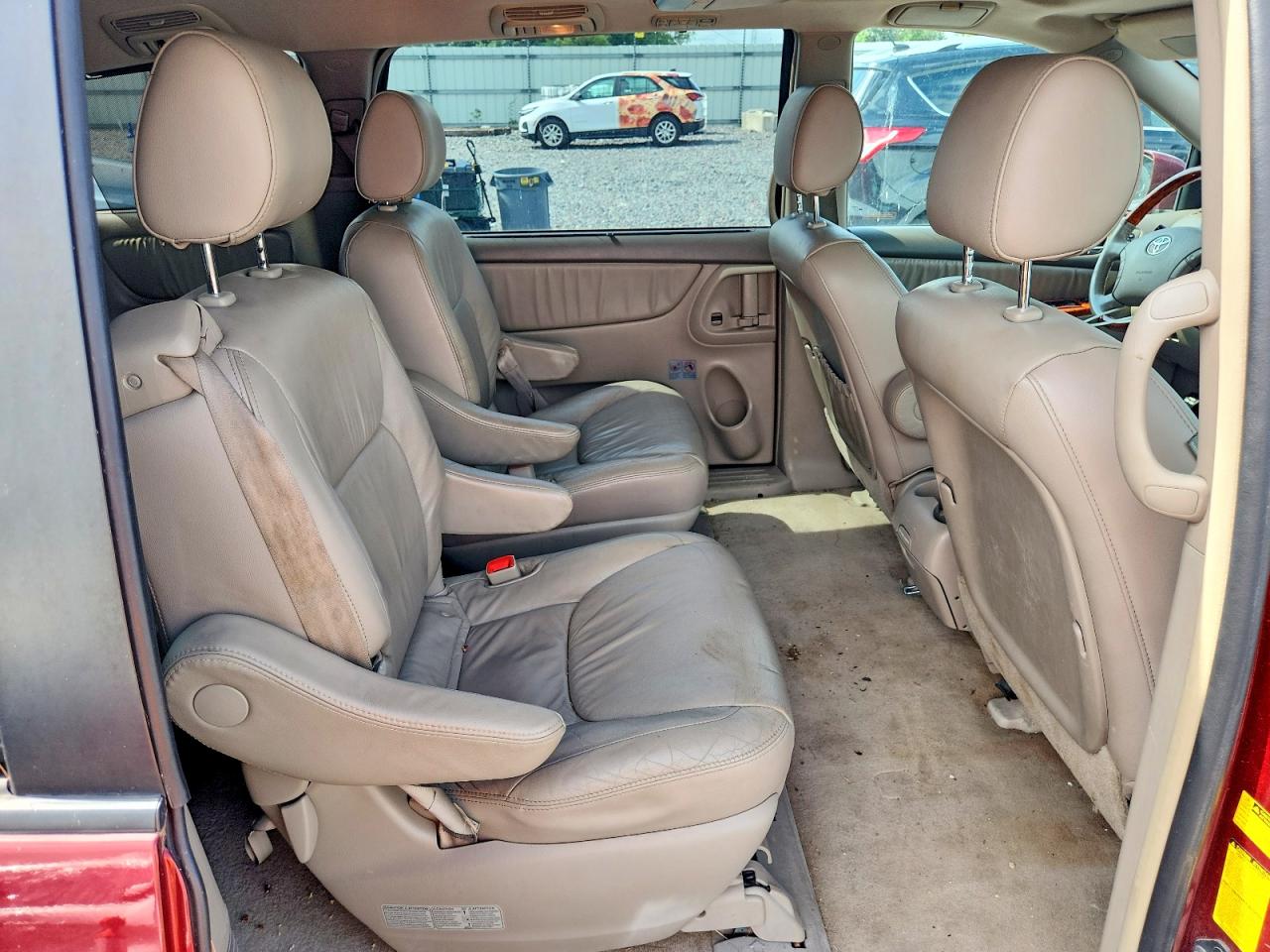 2008 Toyota Sienna Xle Limited Maroon vin: 5TDZK22C88S187579