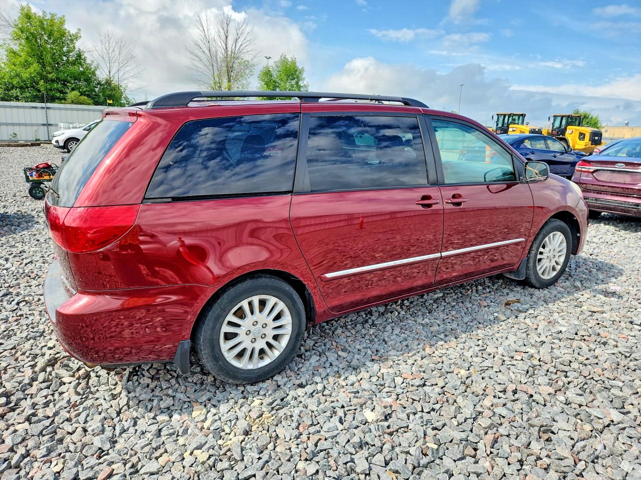 2008 Toyota Sienna Xle Limited Maroon vin: 5TDZK22C88S187579