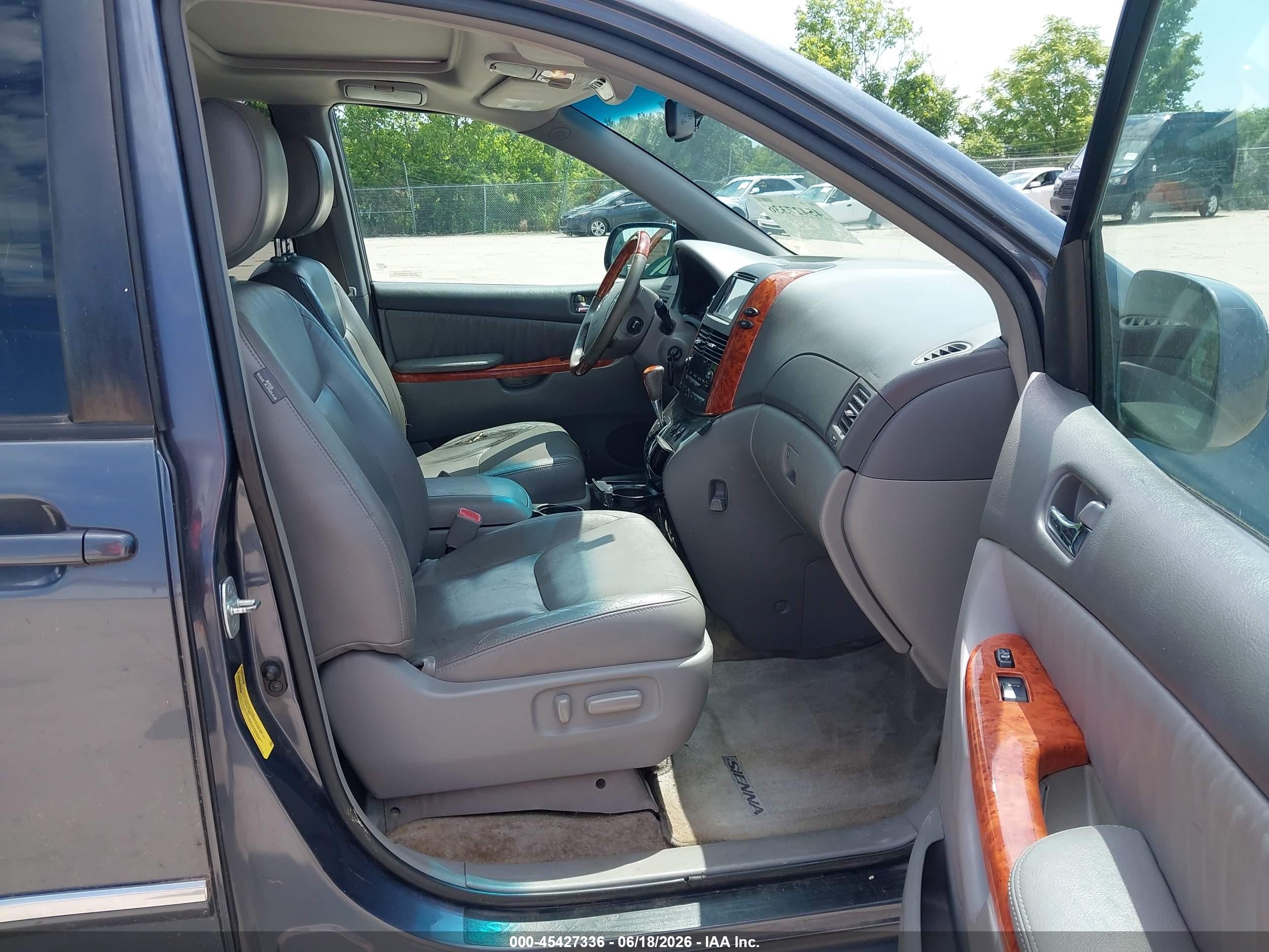 2009 Toyota Sienna Limited Gray vin: 5TDZK22C89S264209