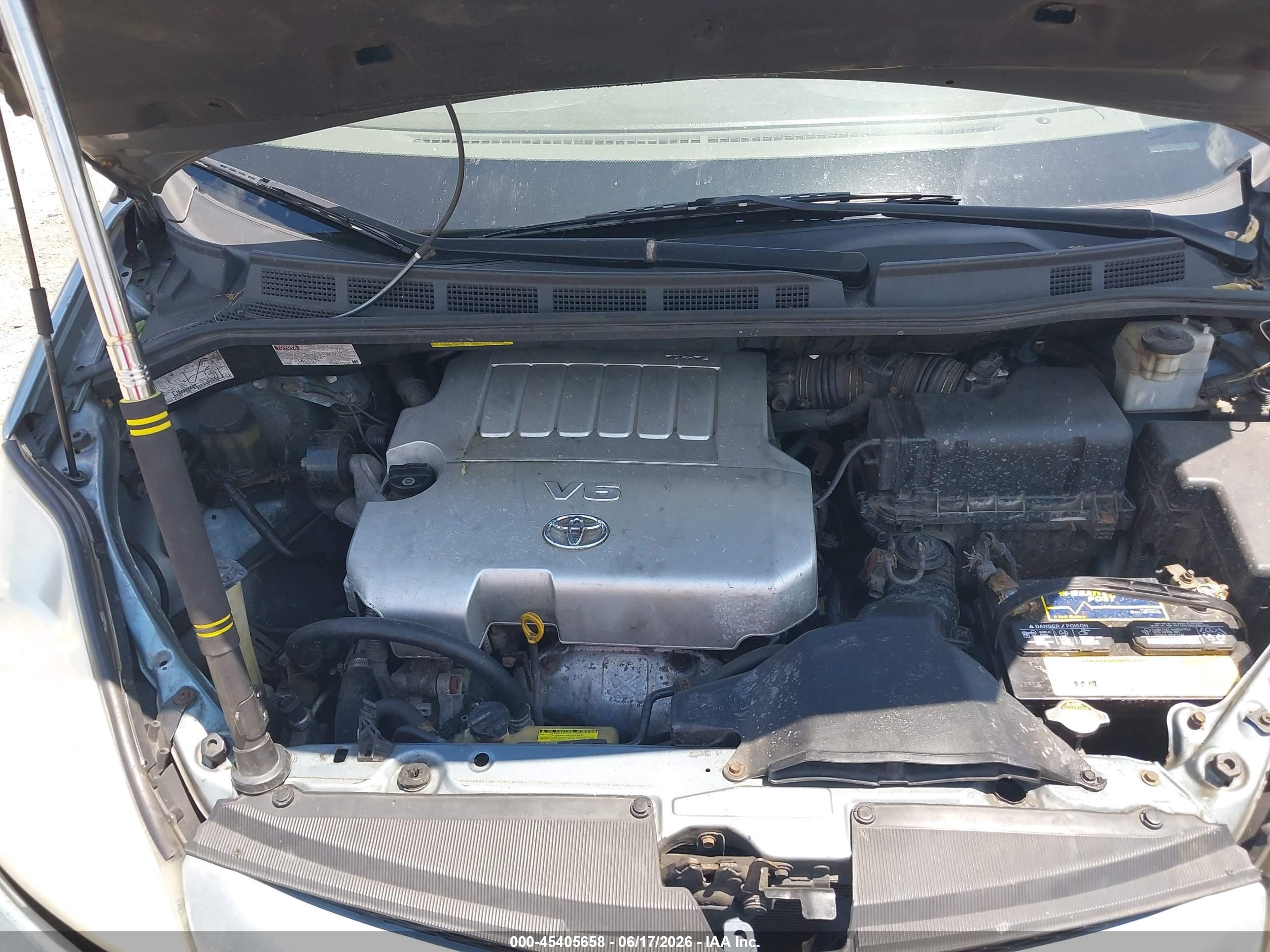 2009 Toyota Sienna Xle Blue vin: 5TDZK22C89S266526