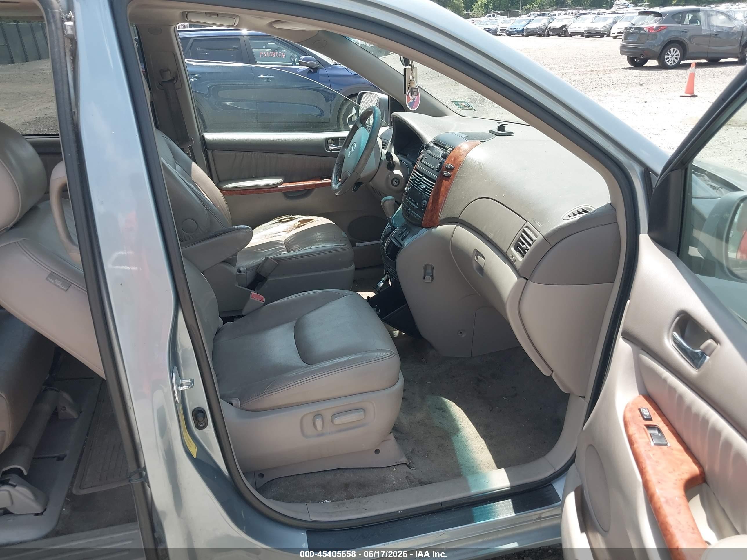 2009 Toyota Sienna Xle Blue vin: 5TDZK22C89S266526