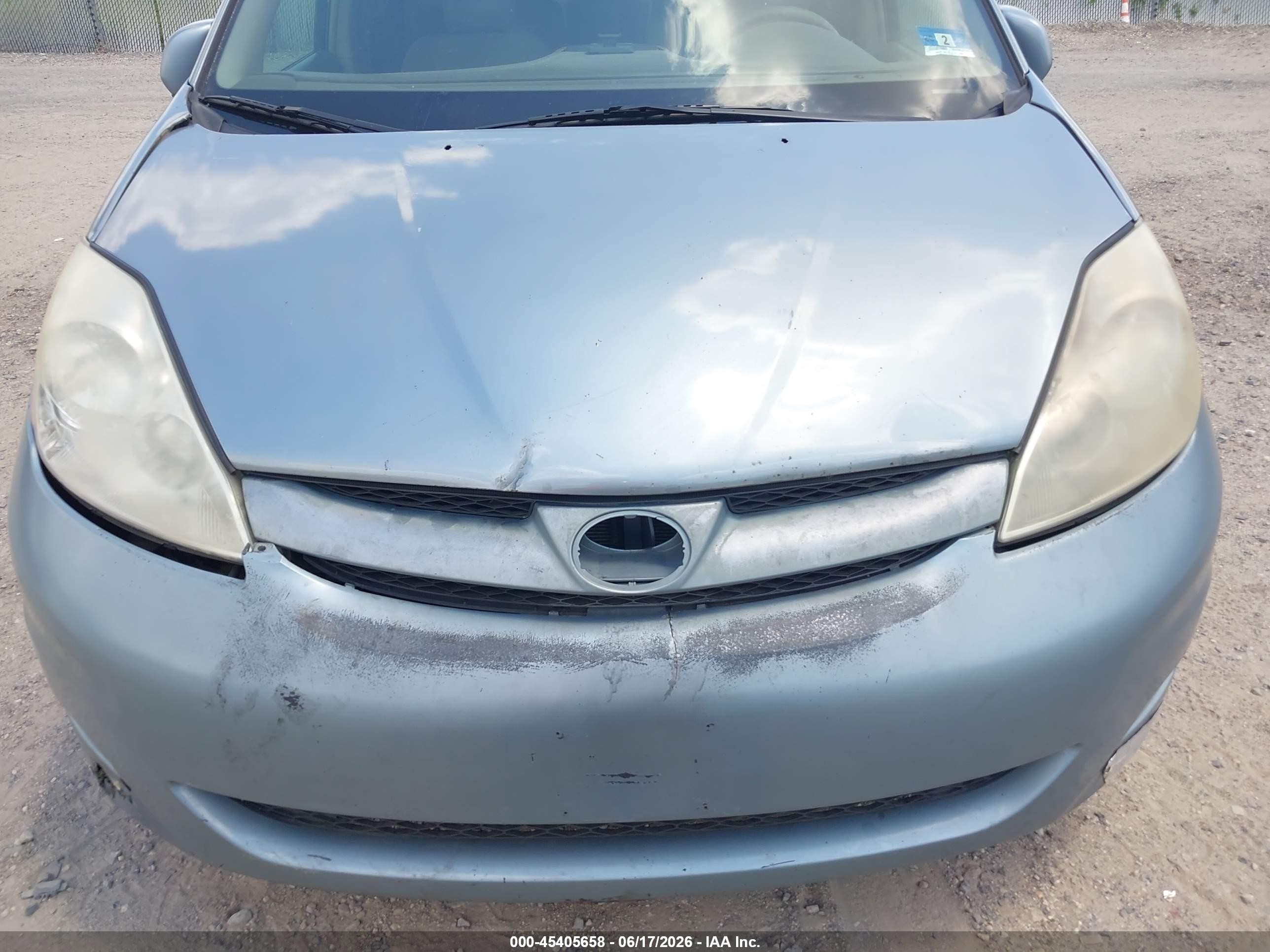 2009 Toyota Sienna Xle Blue vin: 5TDZK22C89S266526