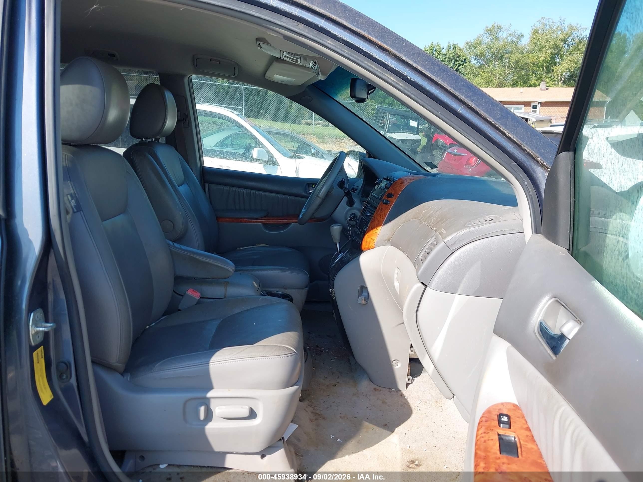 2009 Toyota Sienna Xle Blue vin: 5TDZK22C89S274223