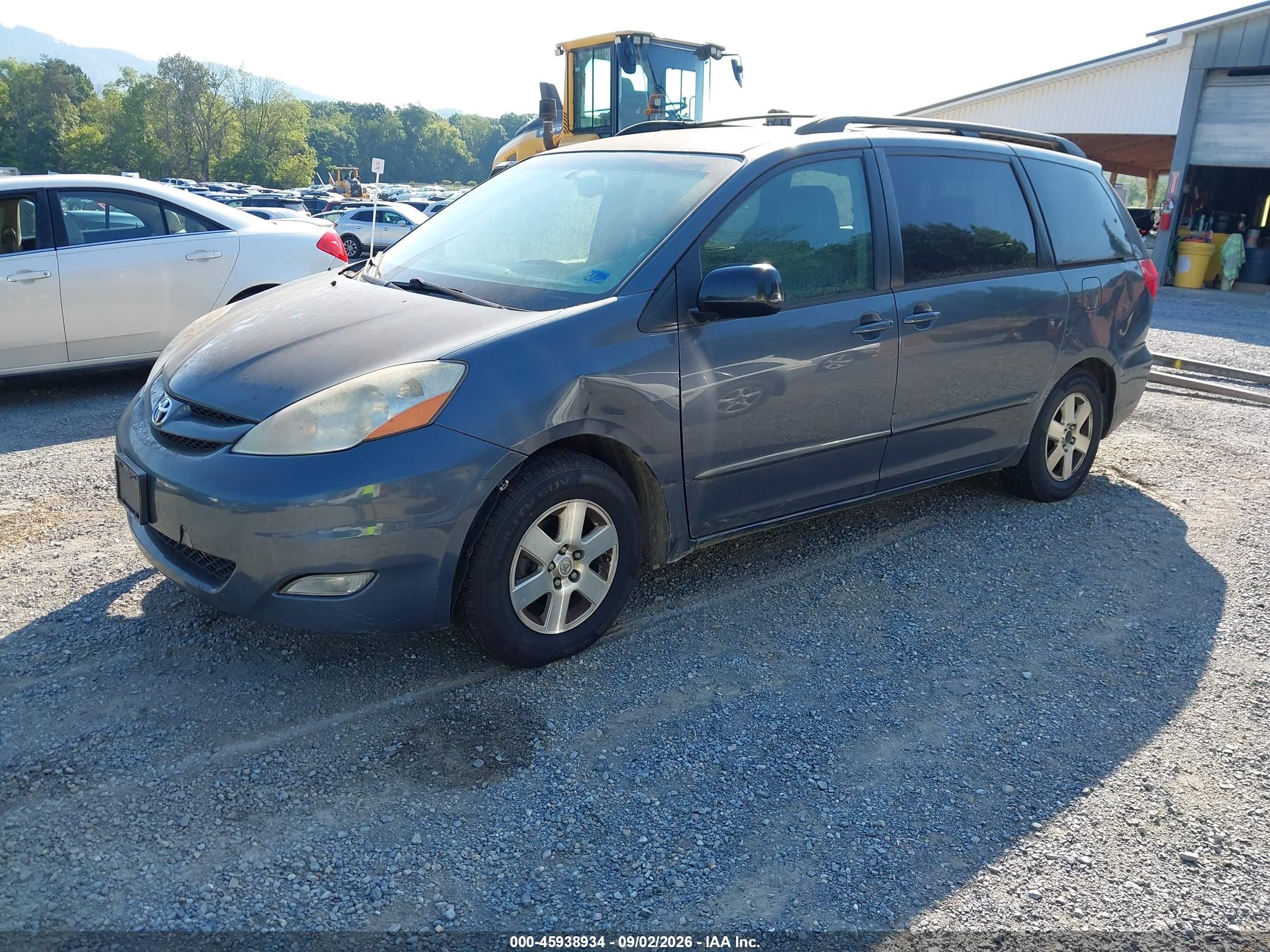 2009 Toyota Sienna Xle Blue vin: 5TDZK22C89S274223
