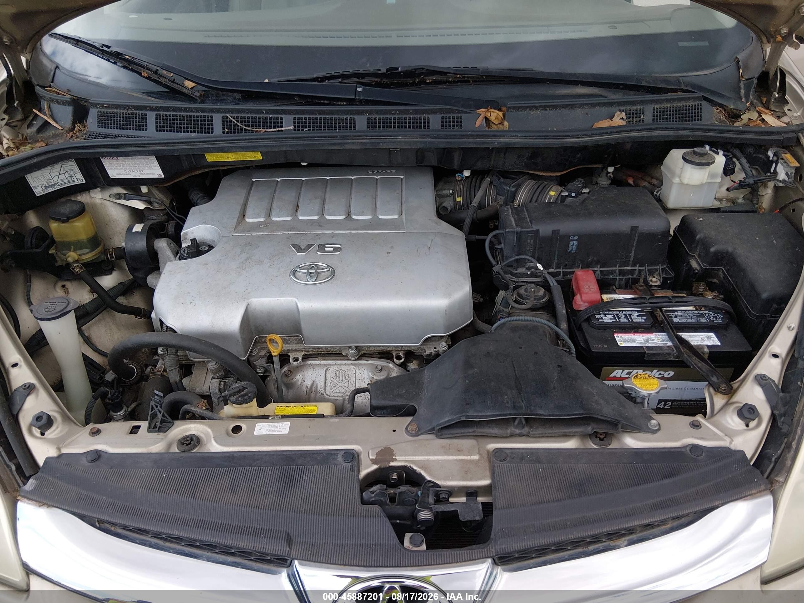 2007 Toyota Sienna Xle Limited Gold vin: 5TDZK22C97S048849