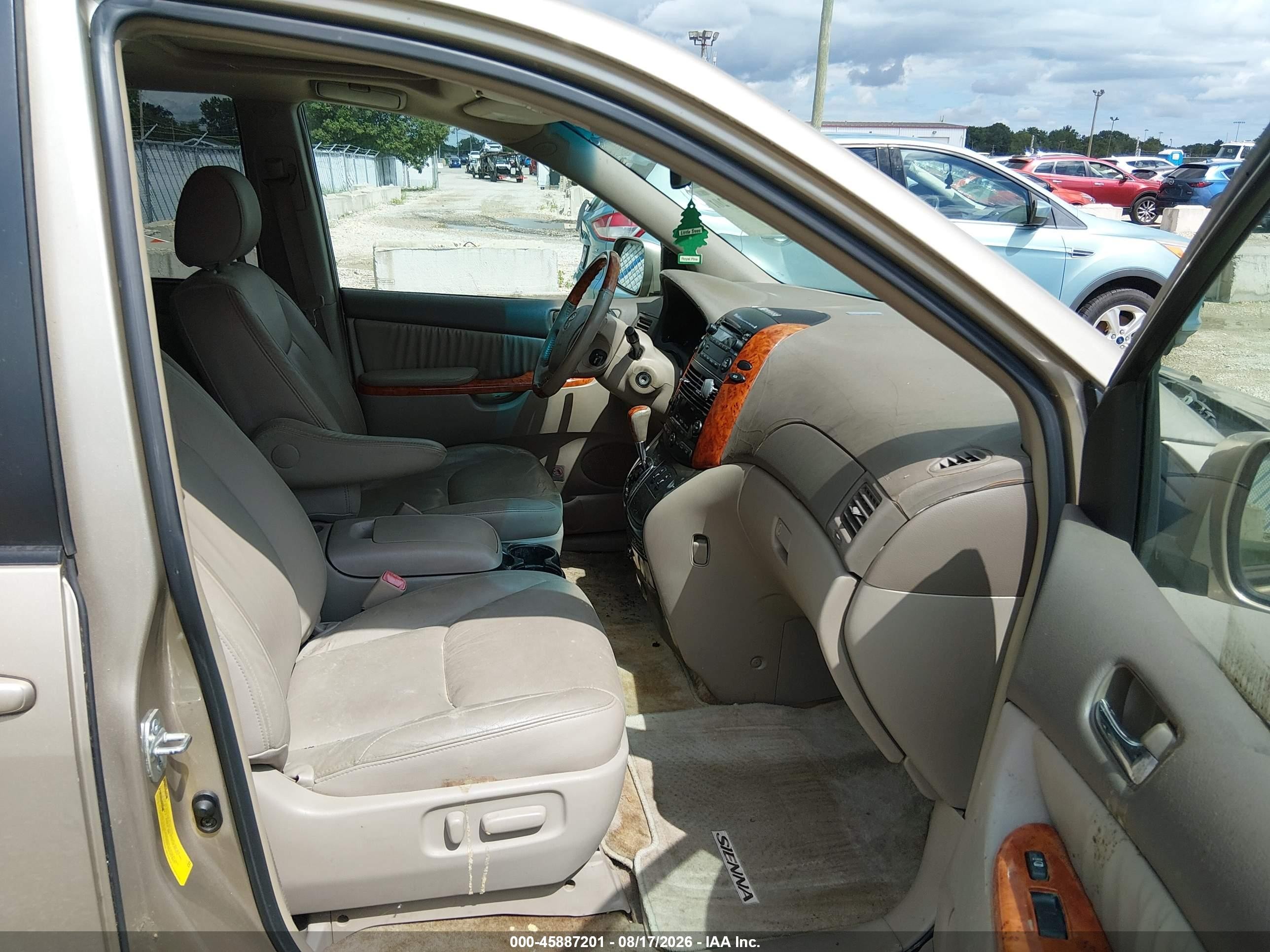 2007 Toyota Sienna Xle Limited Gold vin: 5TDZK22C97S048849