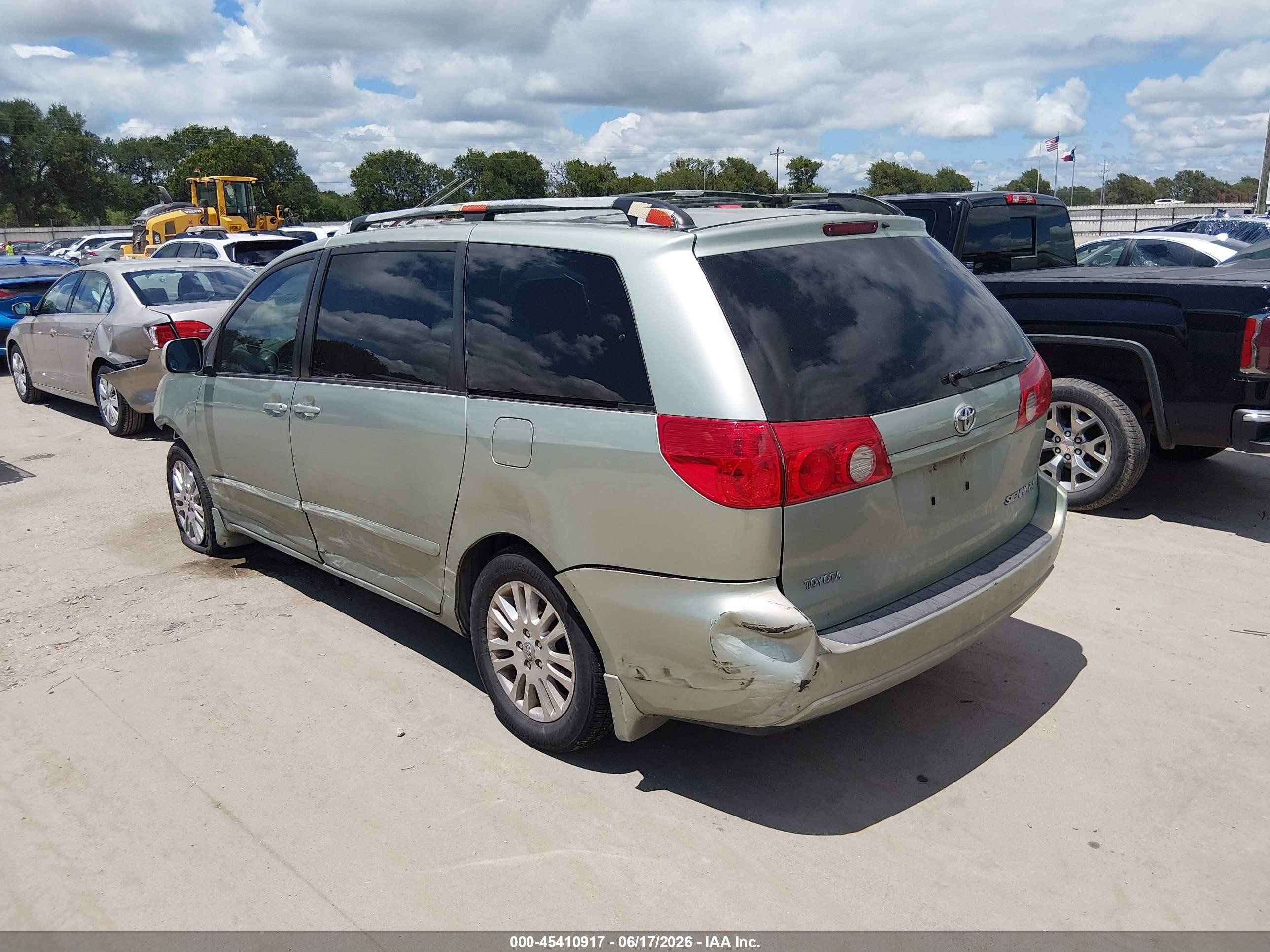 2007 Toyota Sienna Xle Green vin: 5TDZK22C97S050035