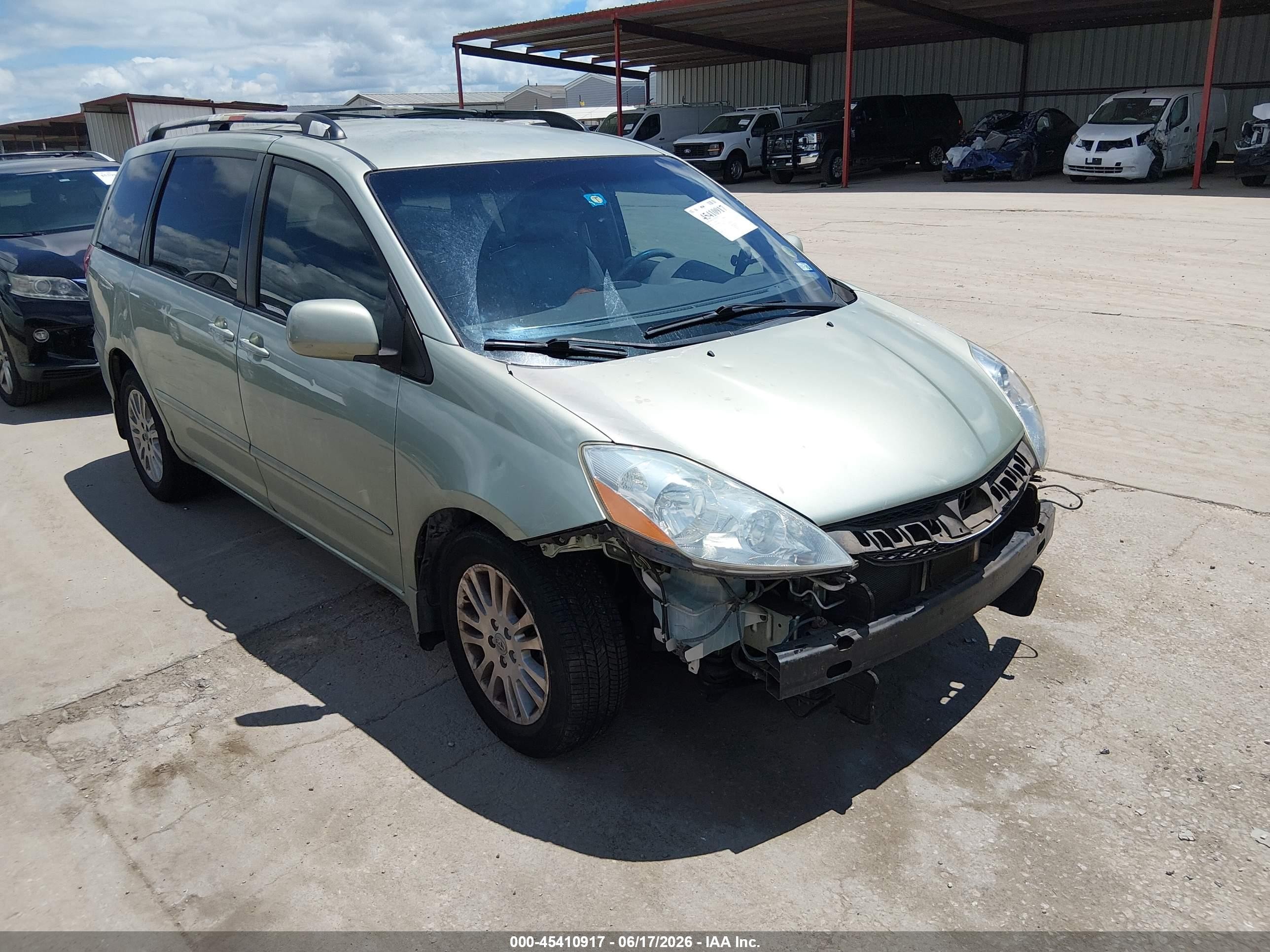 2007 Toyota Sienna Xle Green vin: 5TDZK22C97S050035