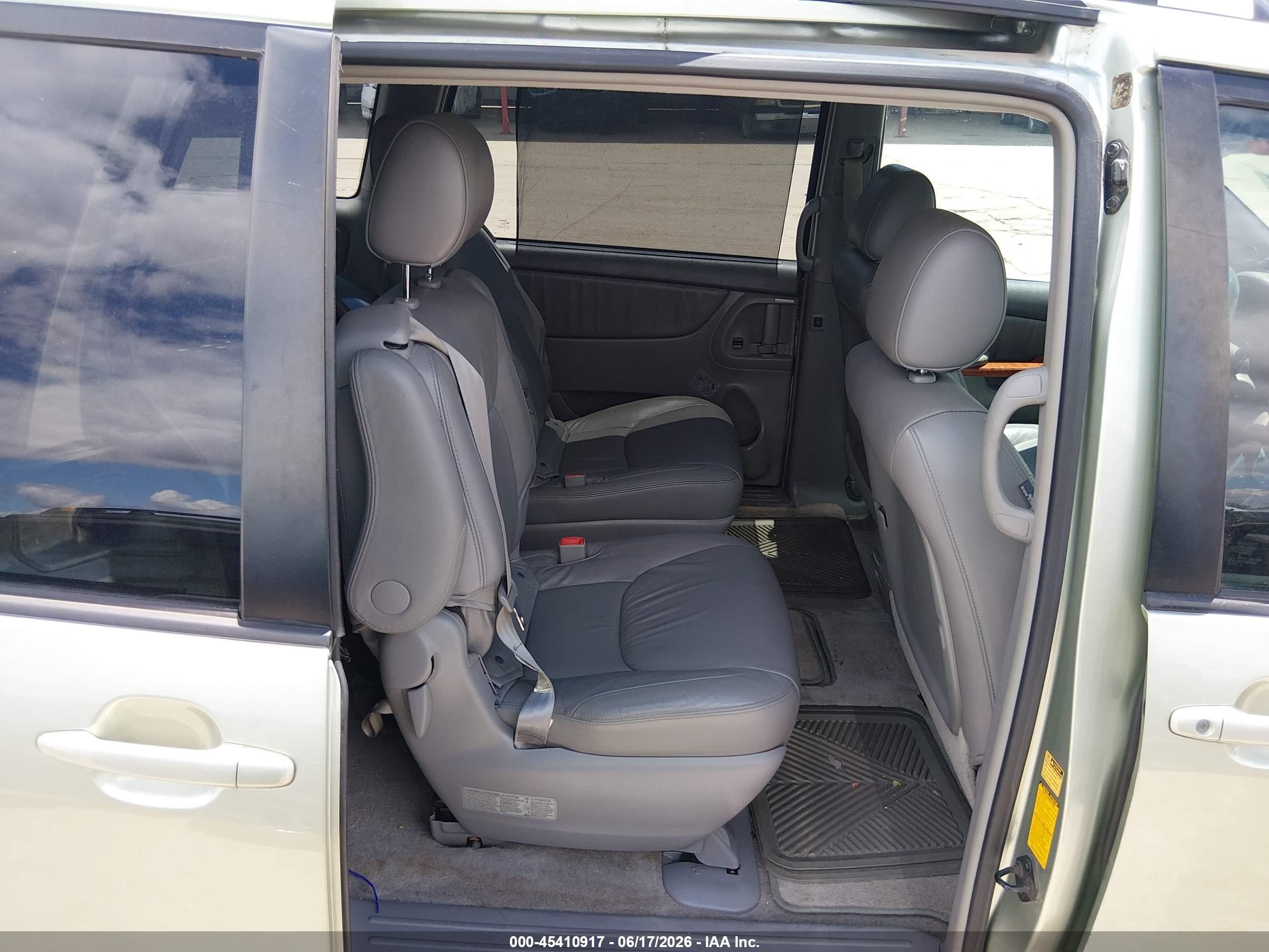 2007 Toyota Sienna Xle Green vin: 5TDZK22C97S050035
