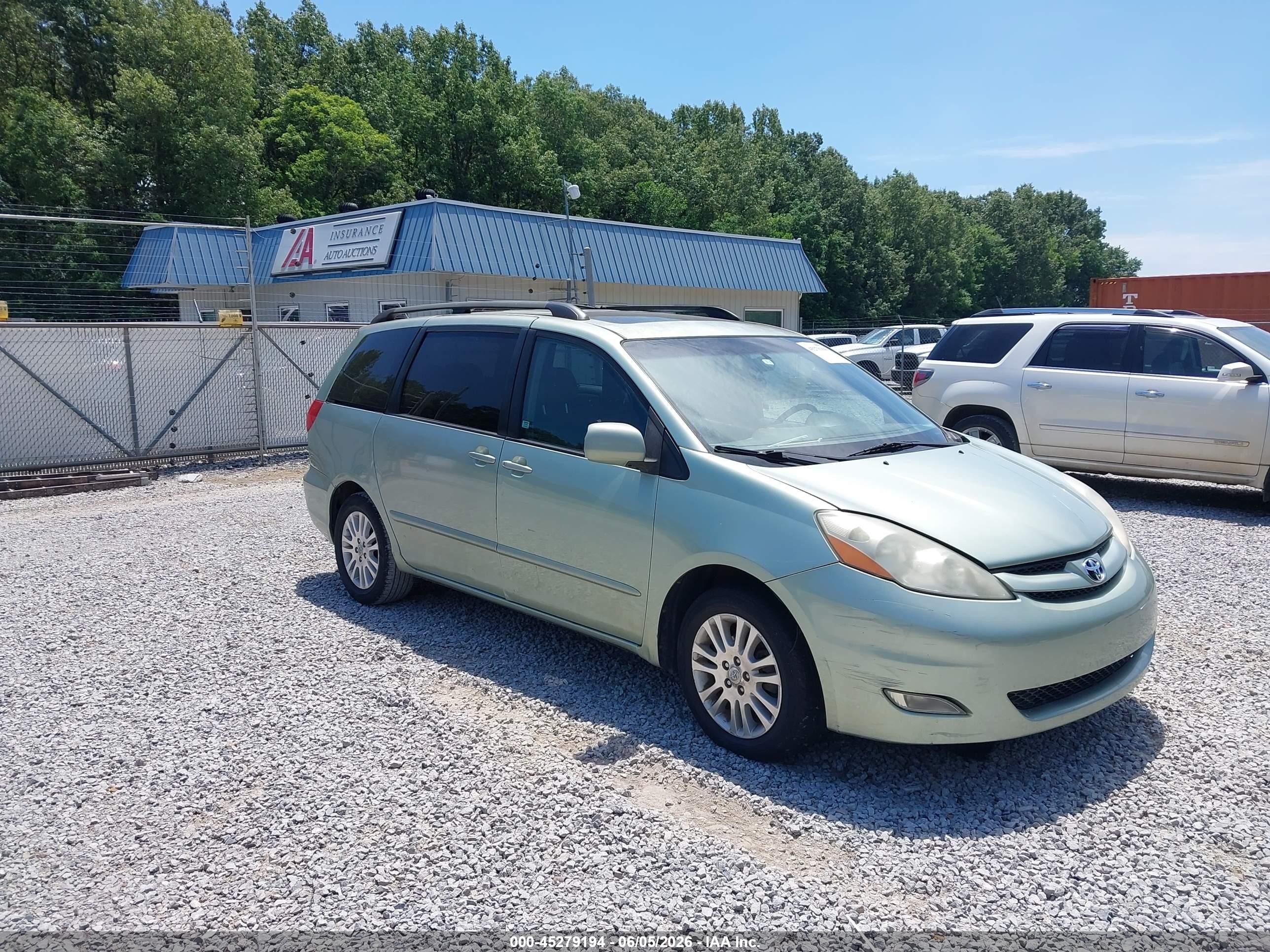 2007 Toyota Sienna Xle Green vin: 5TDZK22C97S079373