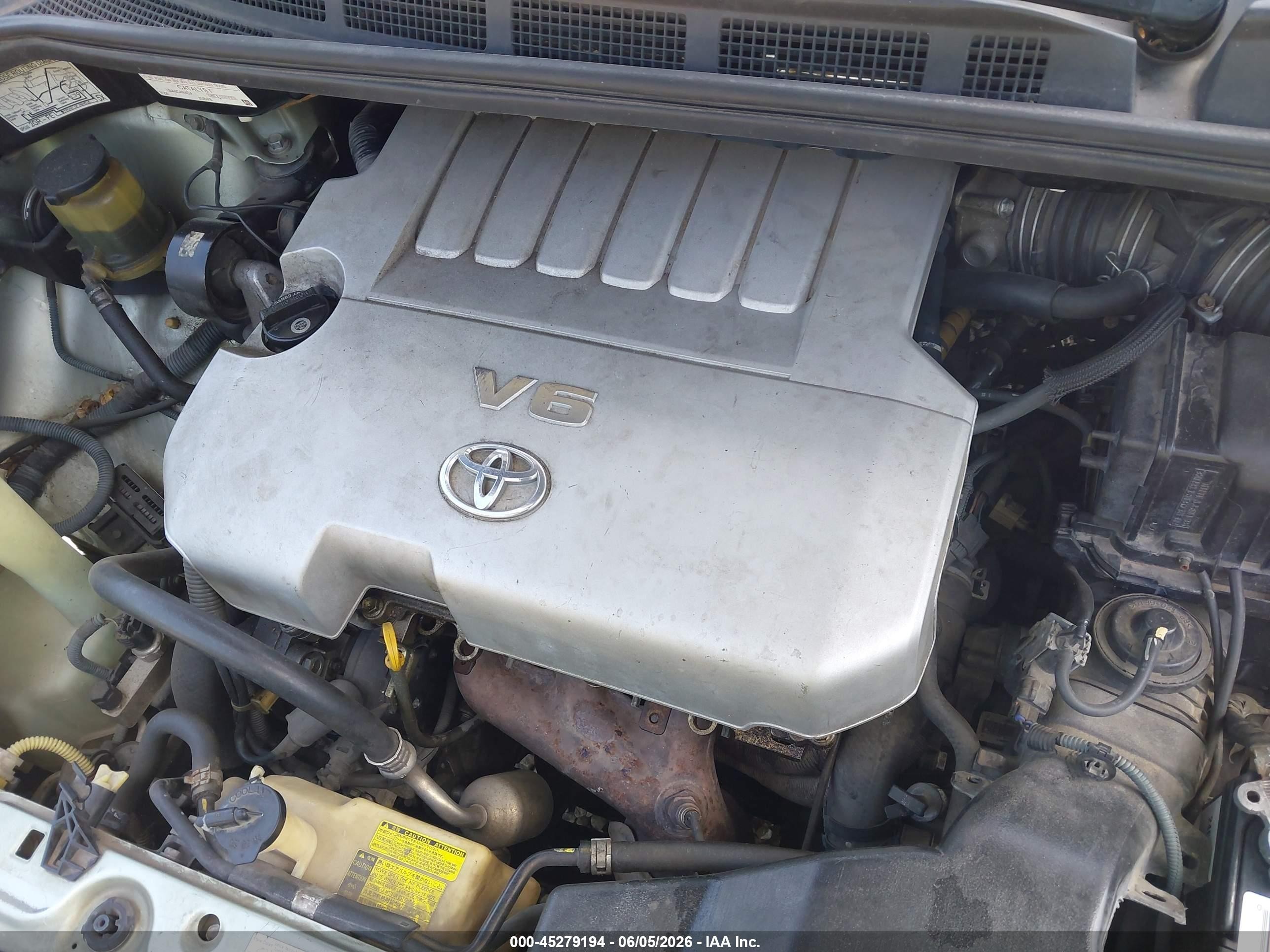2007 Toyota Sienna Xle Green vin: 5TDZK22C97S079373